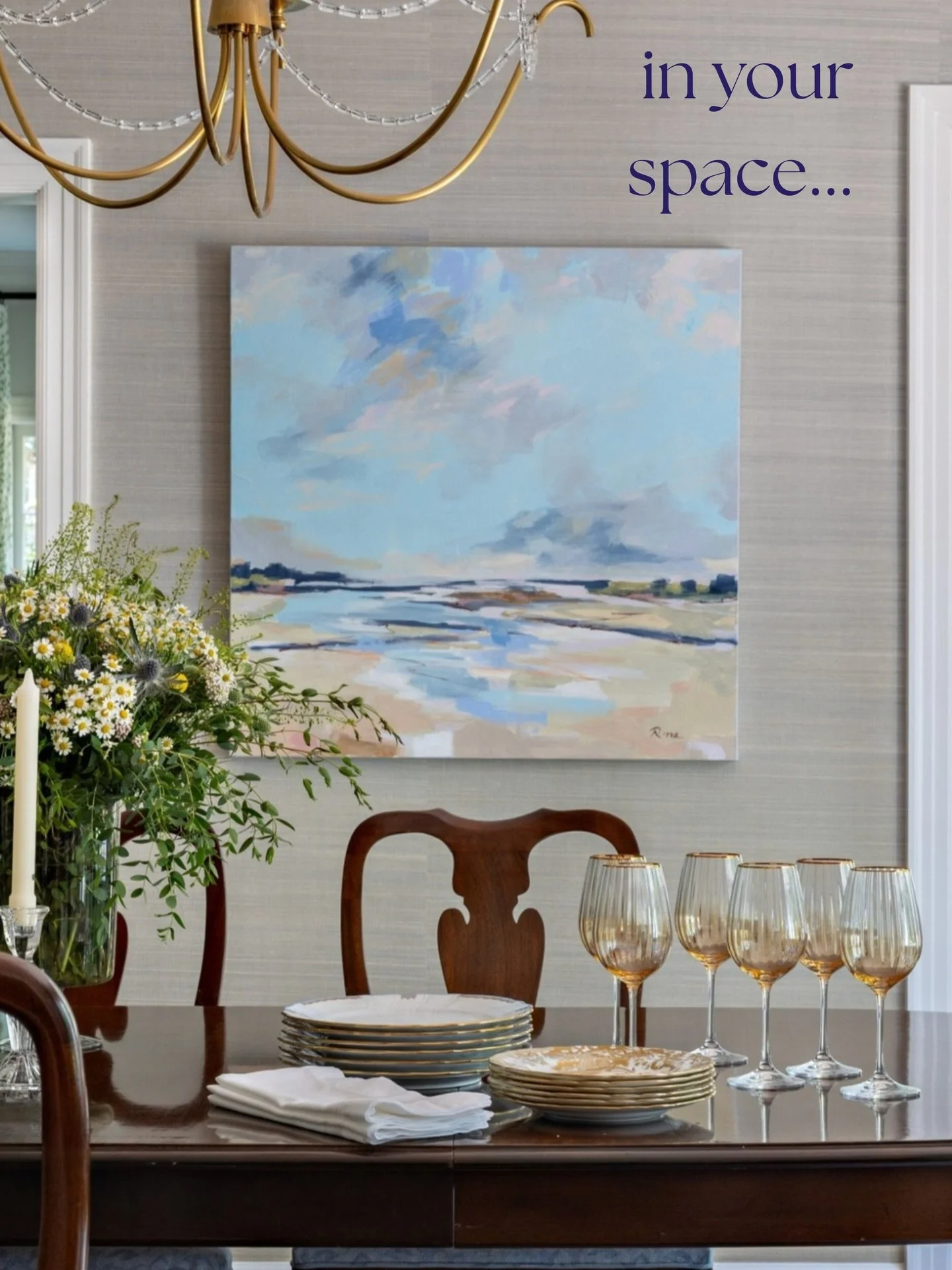 cheers to the weekend 🥂

Ritva Porter&rsquo;s sophisticated abstract landscapes are the perfect backdrop for a chill (or celebratory!) weekend! 

Discover her new original paintings through Gregg Irby Gallery &mdash; online or in person!