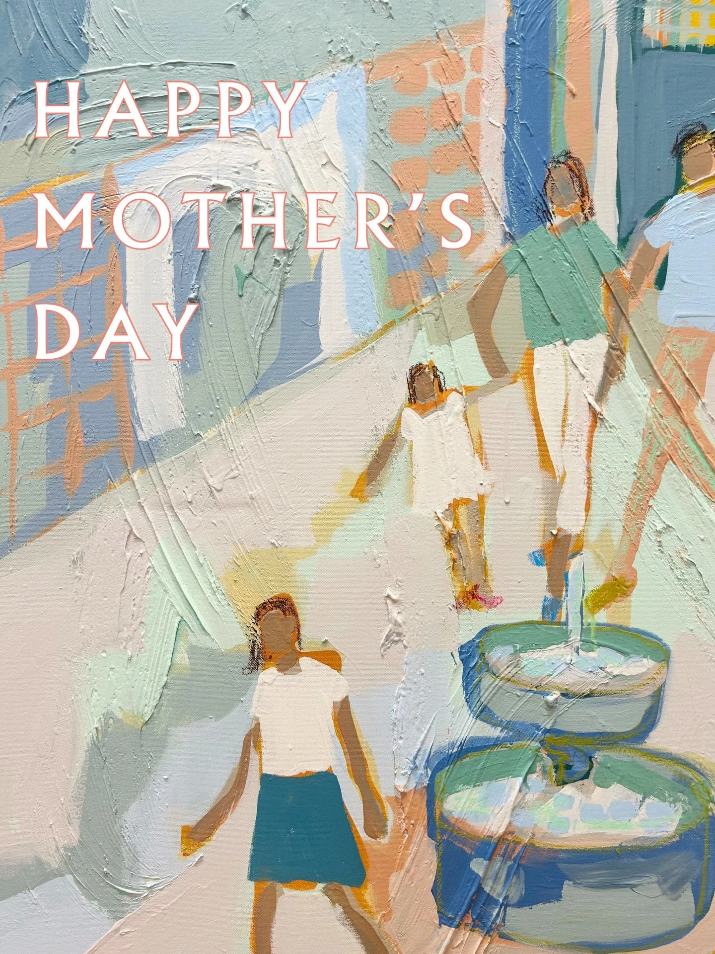 Happy Mother&rsquo;s Day from all of us at Gregg Irby Gallery 🎨 To all of the moms everywhere &mdash; thank you for the creativty you inspire &amp; the beauty you bring into our lives!! 
__________

Artwork: &ldquo;Golden Hour 3,&rdquo; by @emyoartw