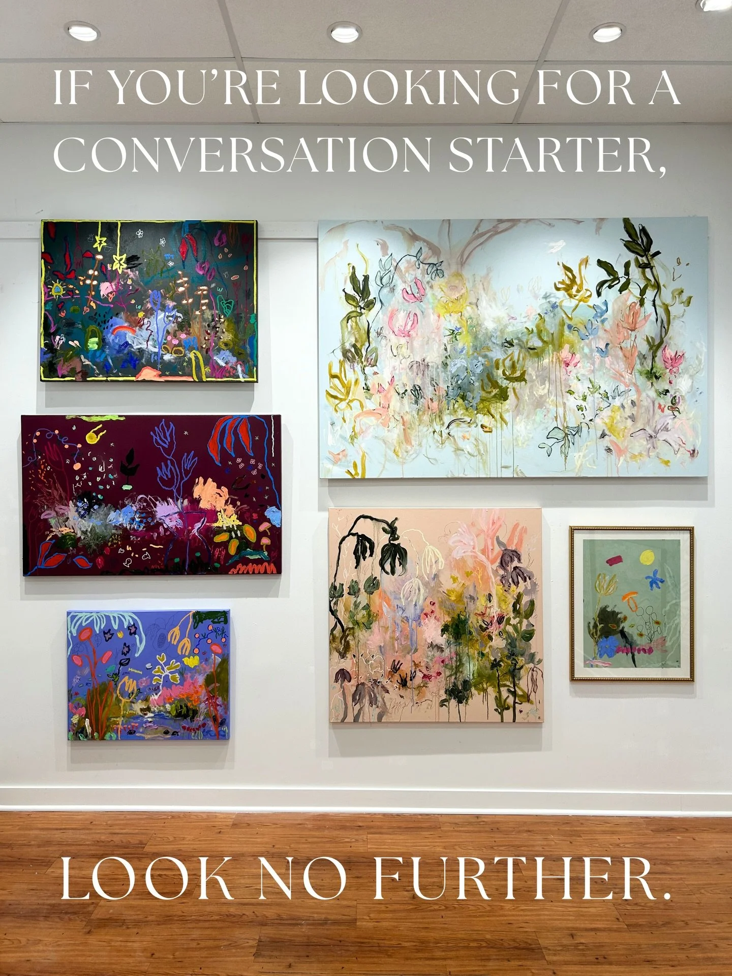 A new collection by AK Hardeman has arrived at Gregg Irby Gallery &mdash; layered, expressive works designed to bring depth, texture, and colorful intrigue into a space.

Available now at our Atlanta gallery and online &mdash; DM or email us at team@