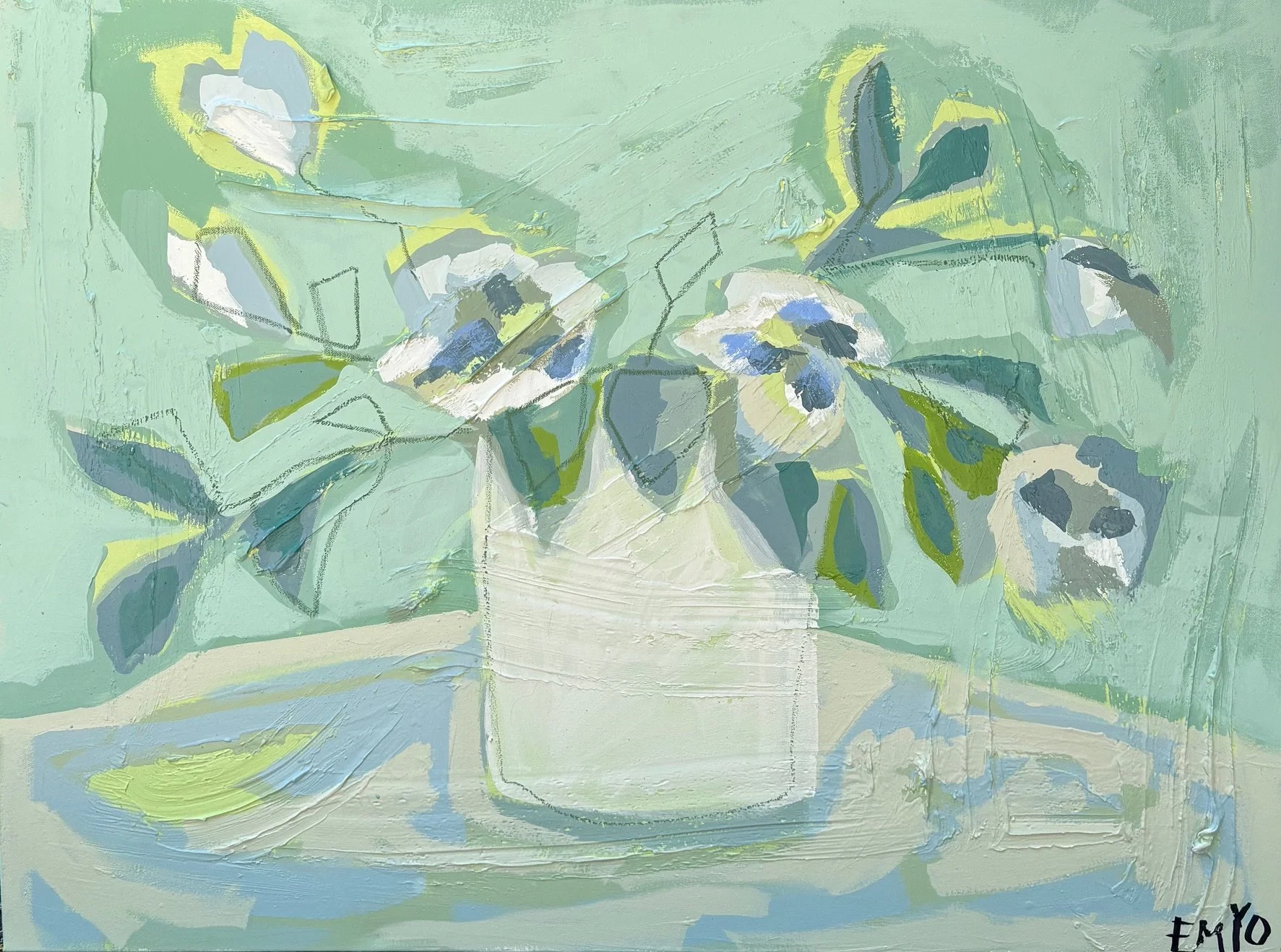 EMYO, Springscape and Blooms 1, 30x40, 1400.jpeg