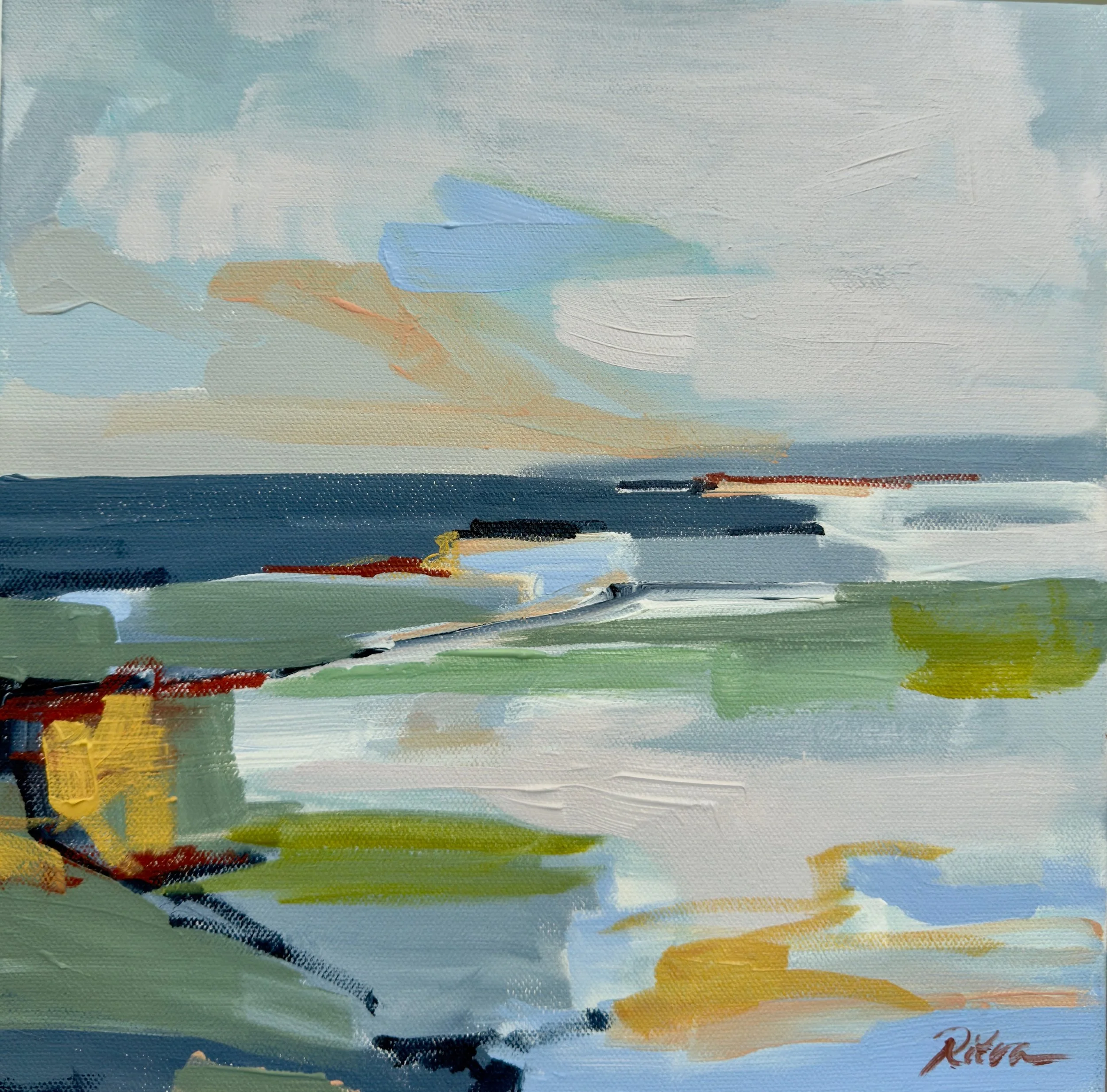 Morning Coastline by Ritva Porter