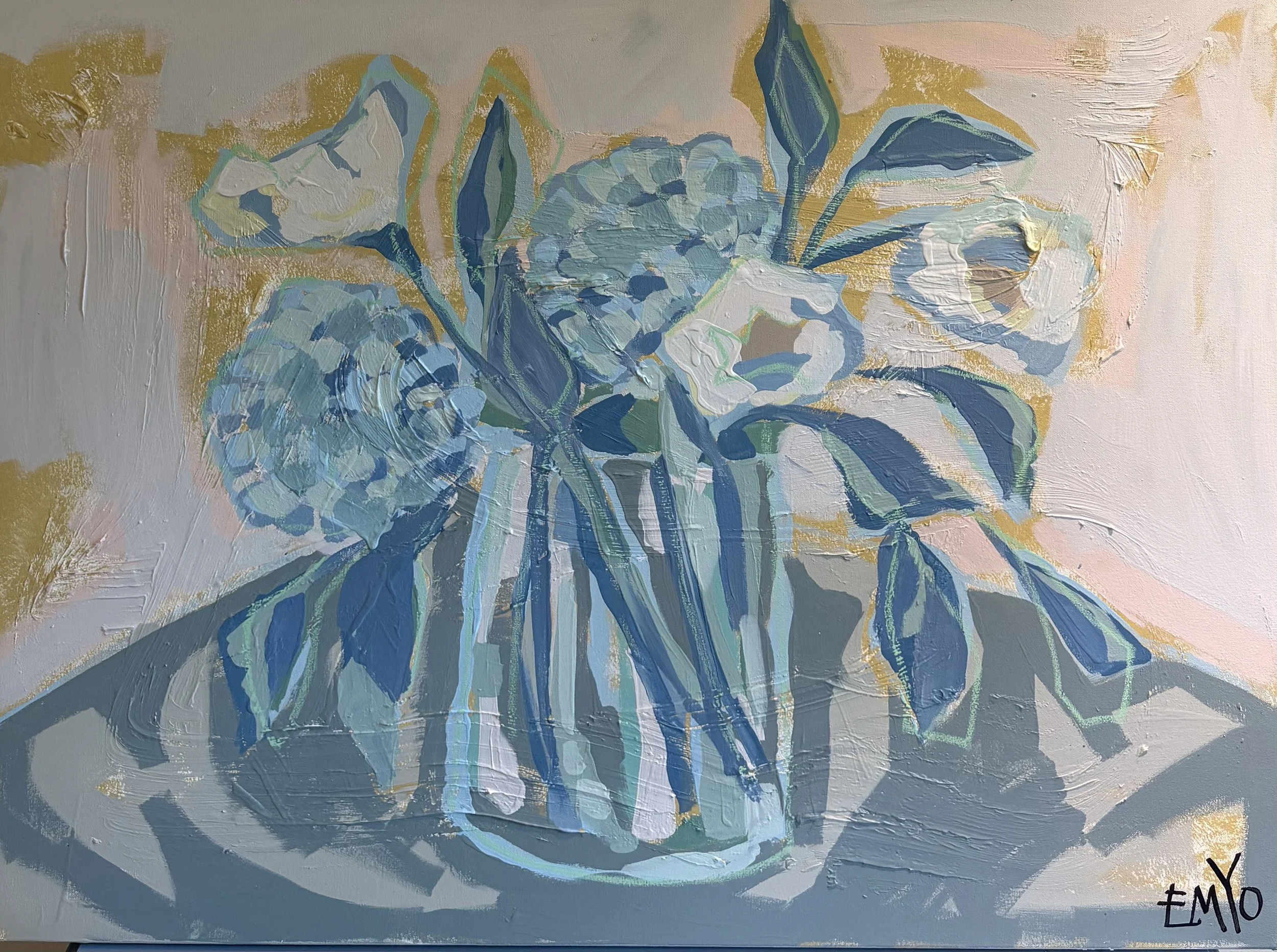 EMYO, Blooming and Beaming 1, 30x40, $1400.jpg
