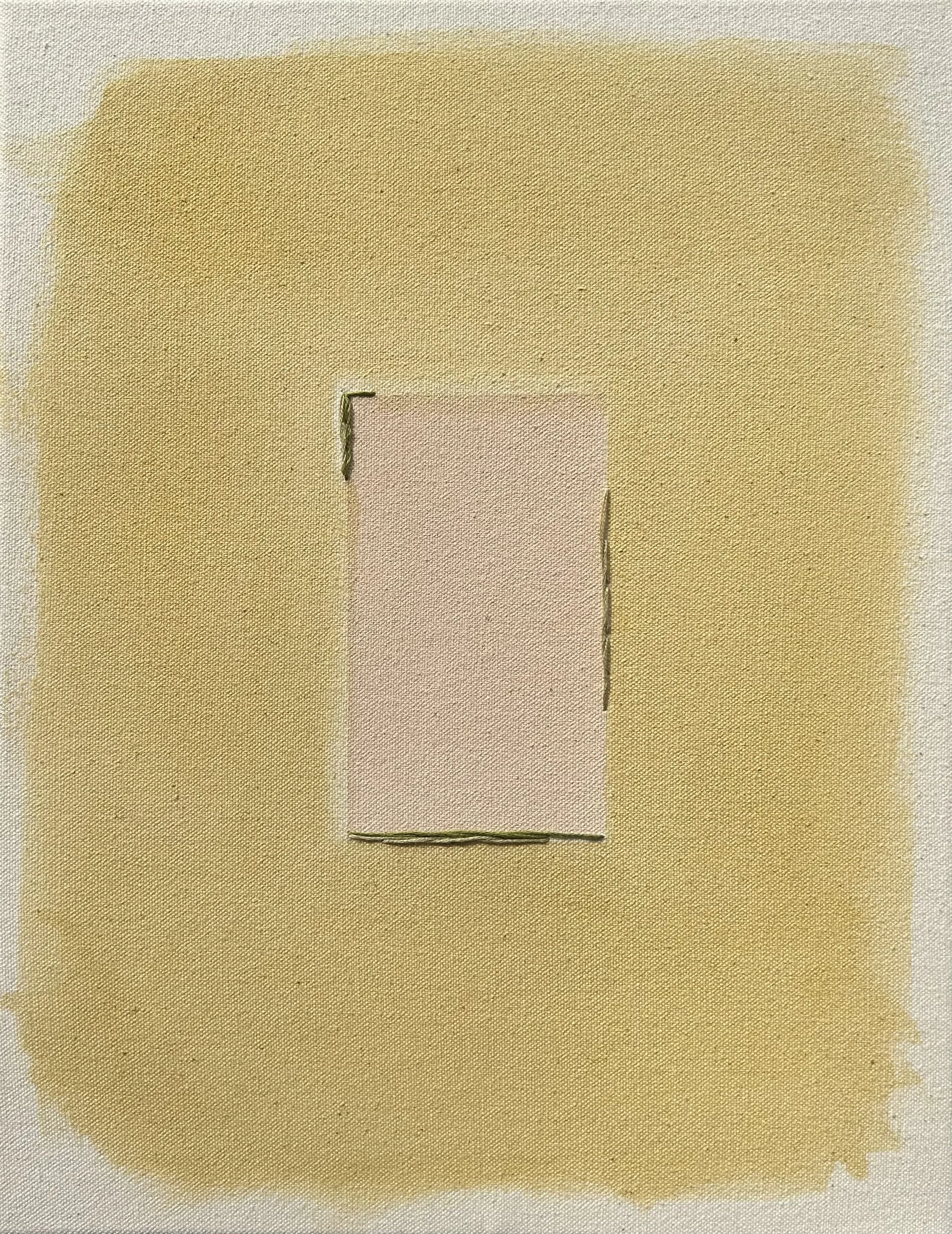 Pink / Gold Dust with Olive Line by Emily Snyder