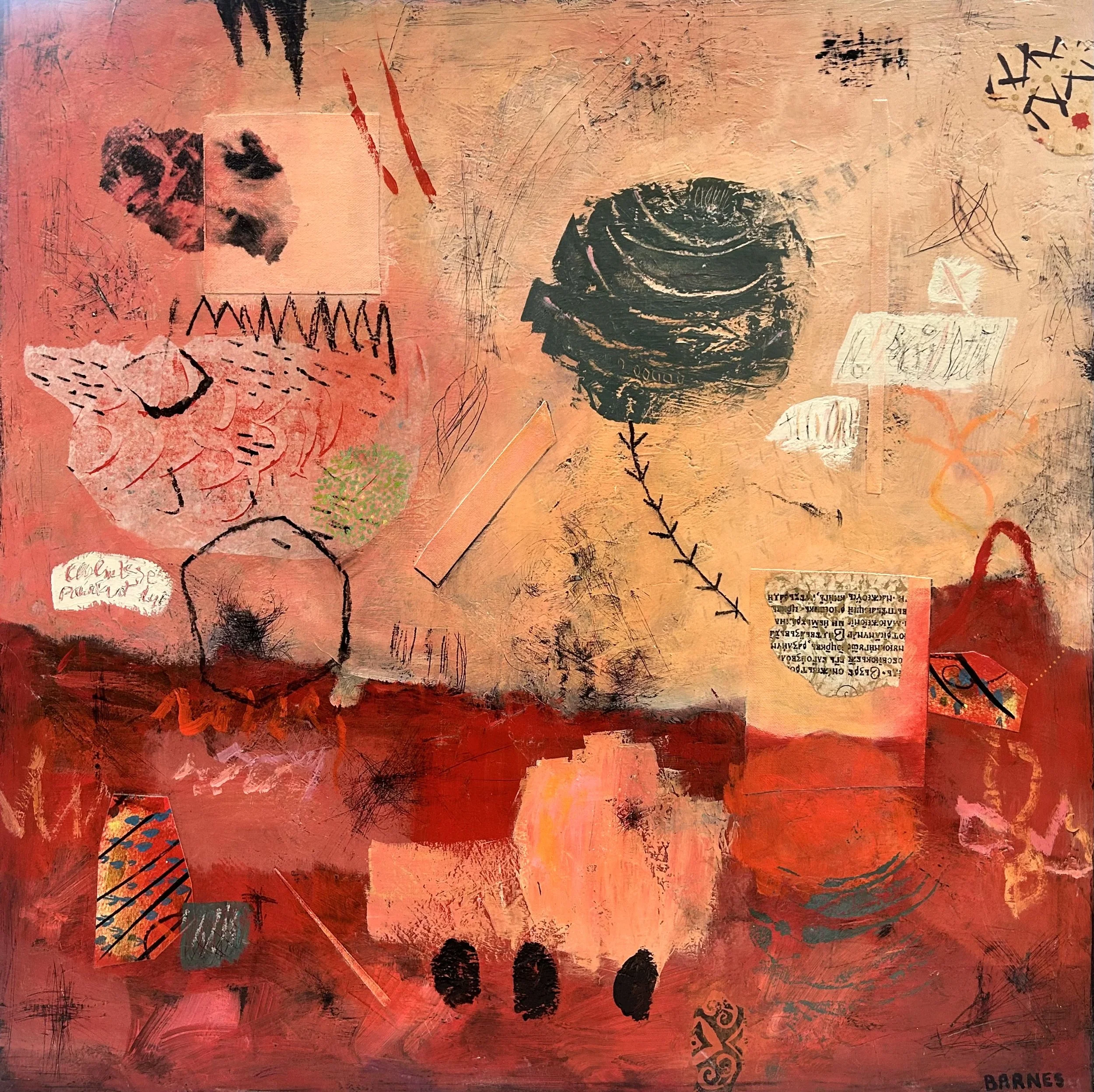 The Lion, The Fish and The Rose by Francoise Barnes