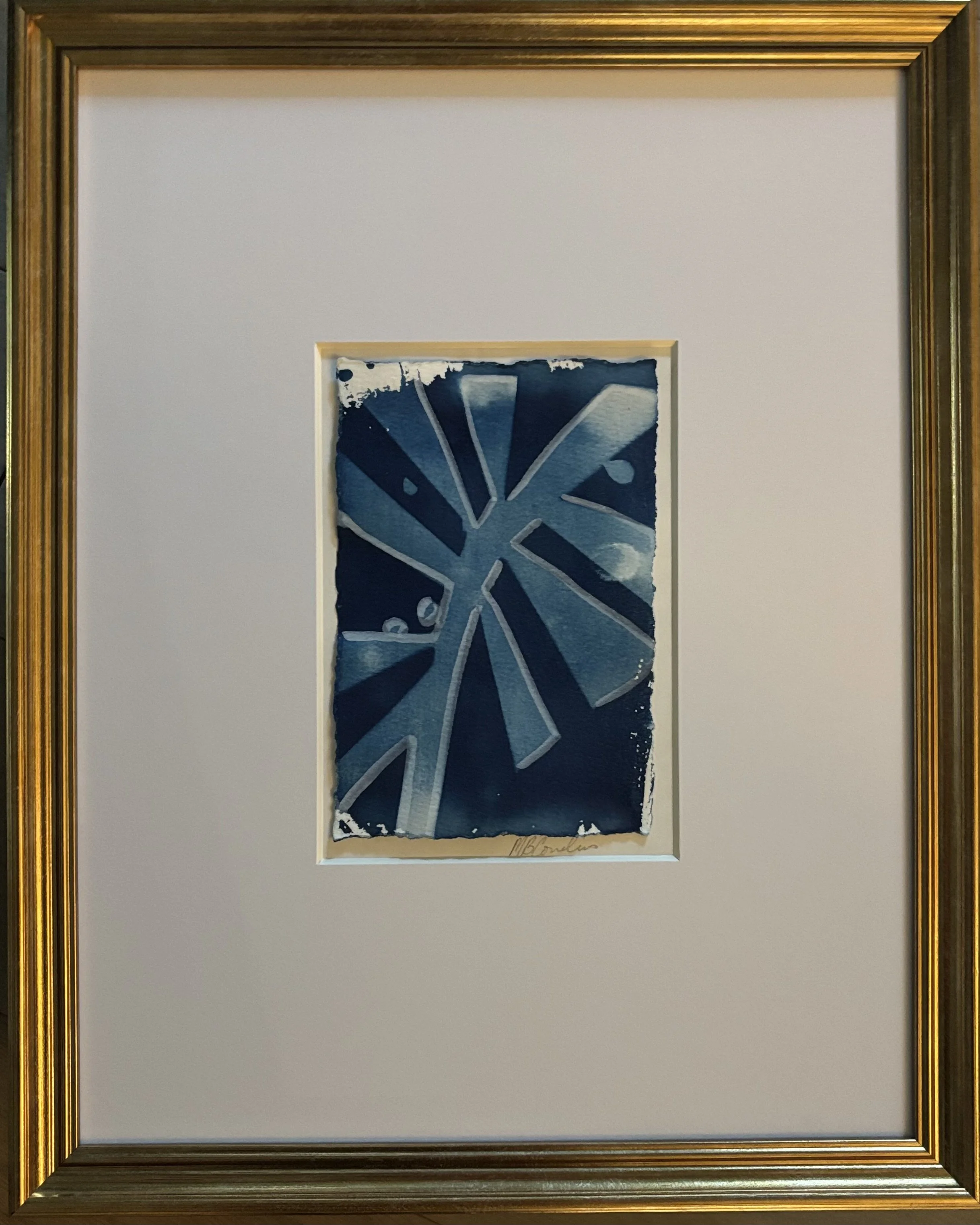 Blue Palm 1 by Mary Beth Cornelius