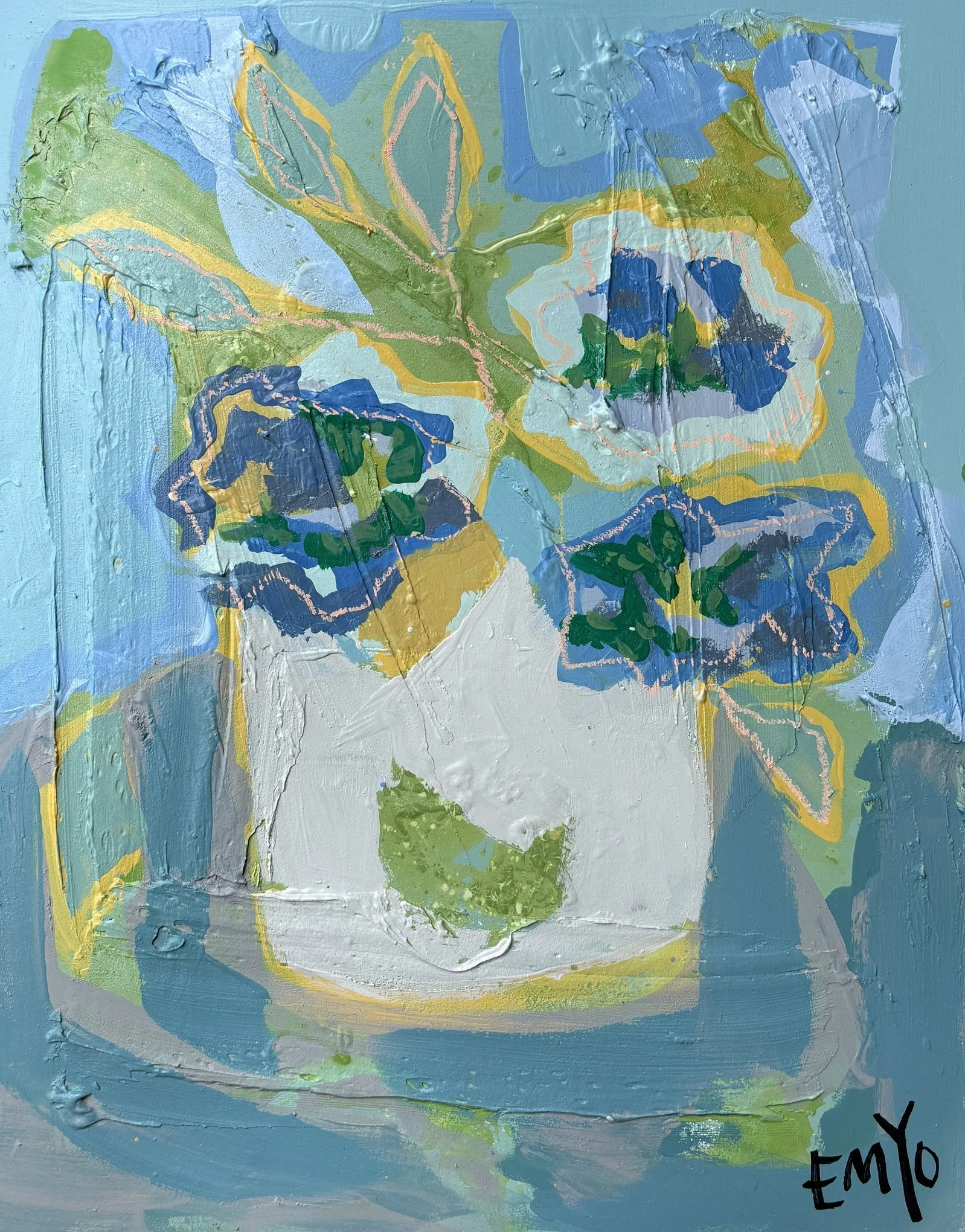 EMYO, Blue and Blooming 5, 16x20, 500.jpeg