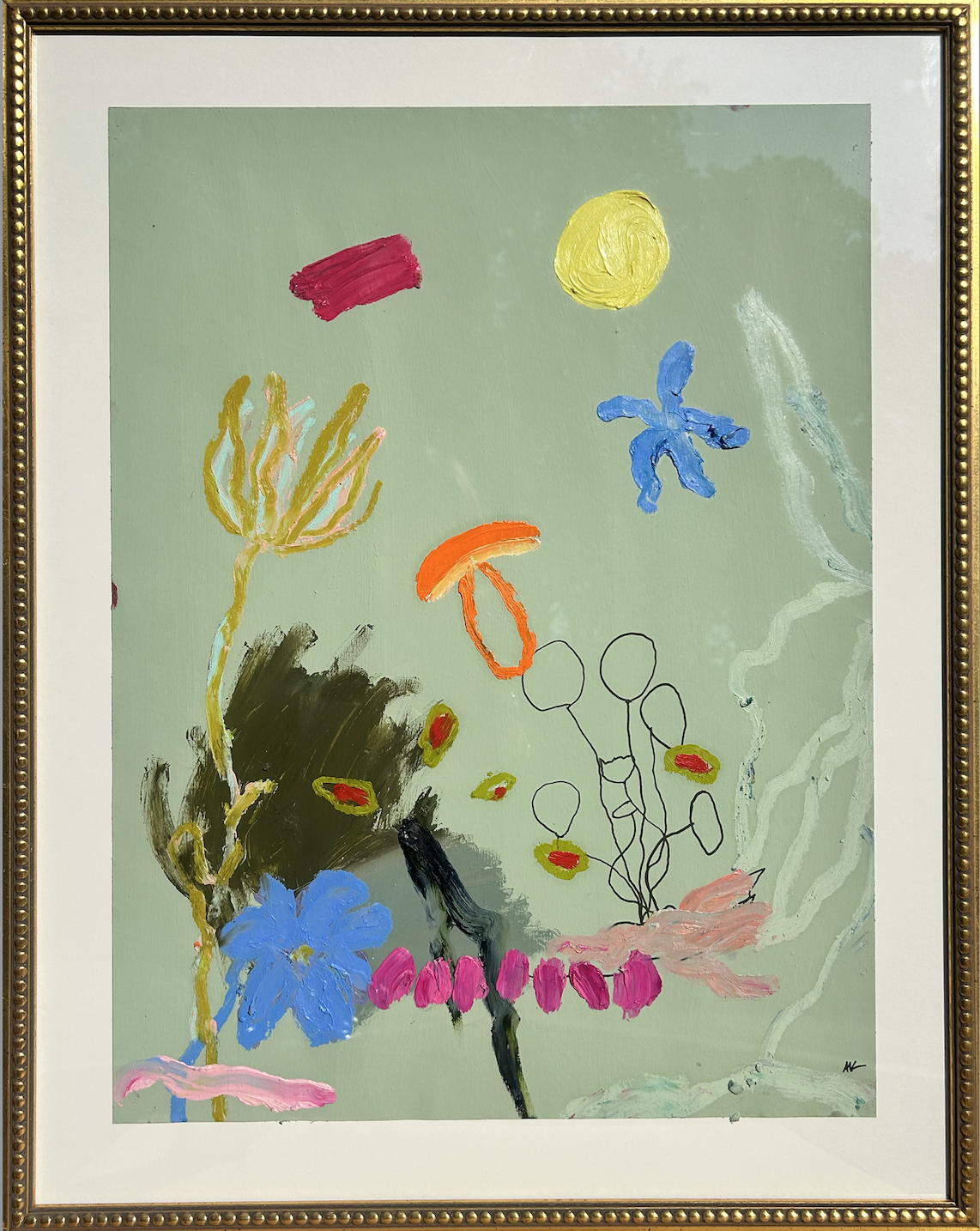 Sea Bearing Berries and Mushrooms by AK Hardeman