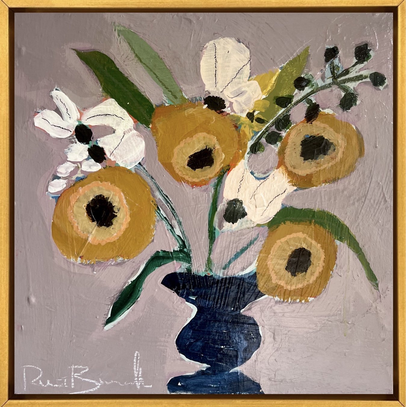 The Plum and the Lily by Renee Bouchon - SOLD
