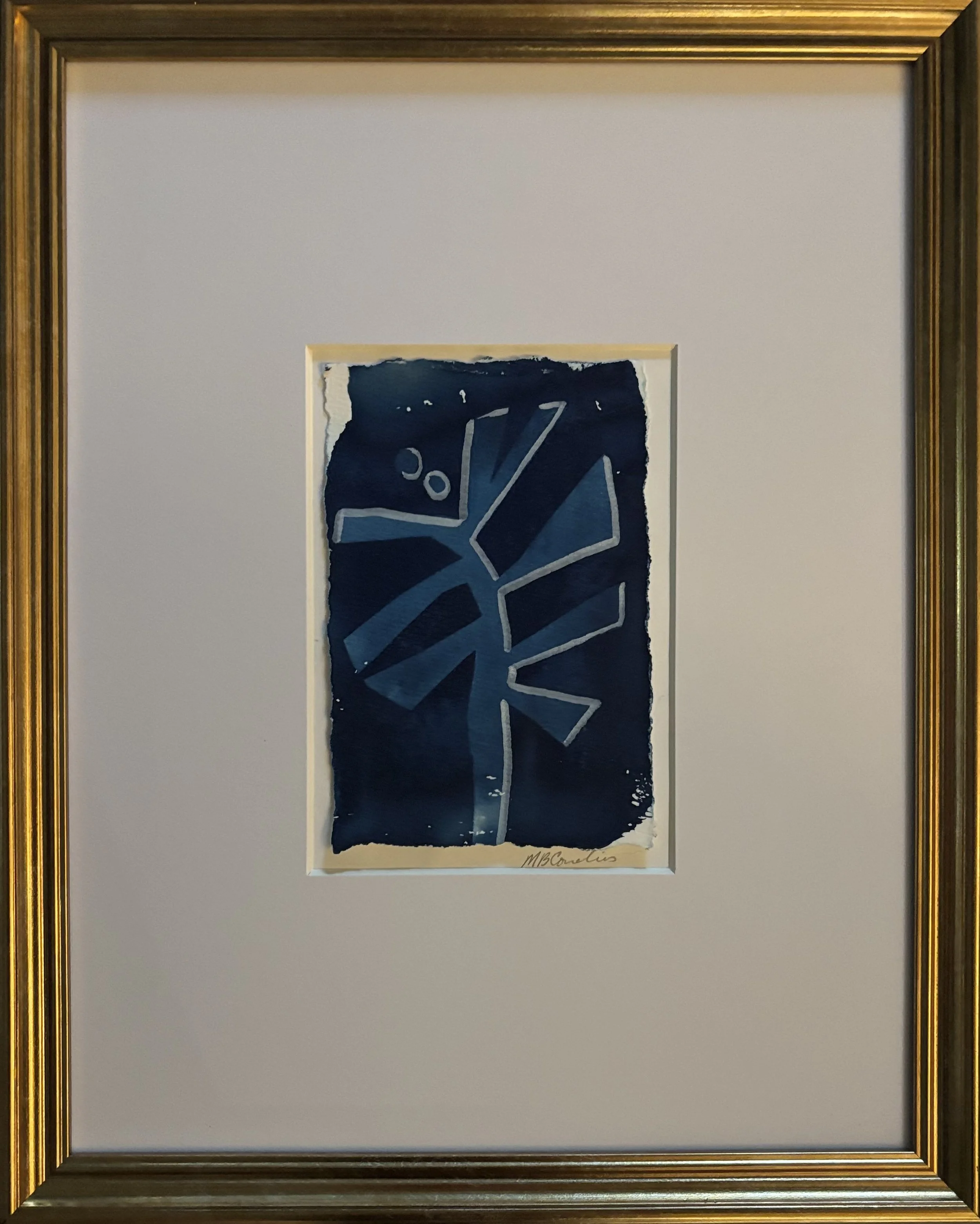 Blue Palm 2 by Mary Beth Cornelius