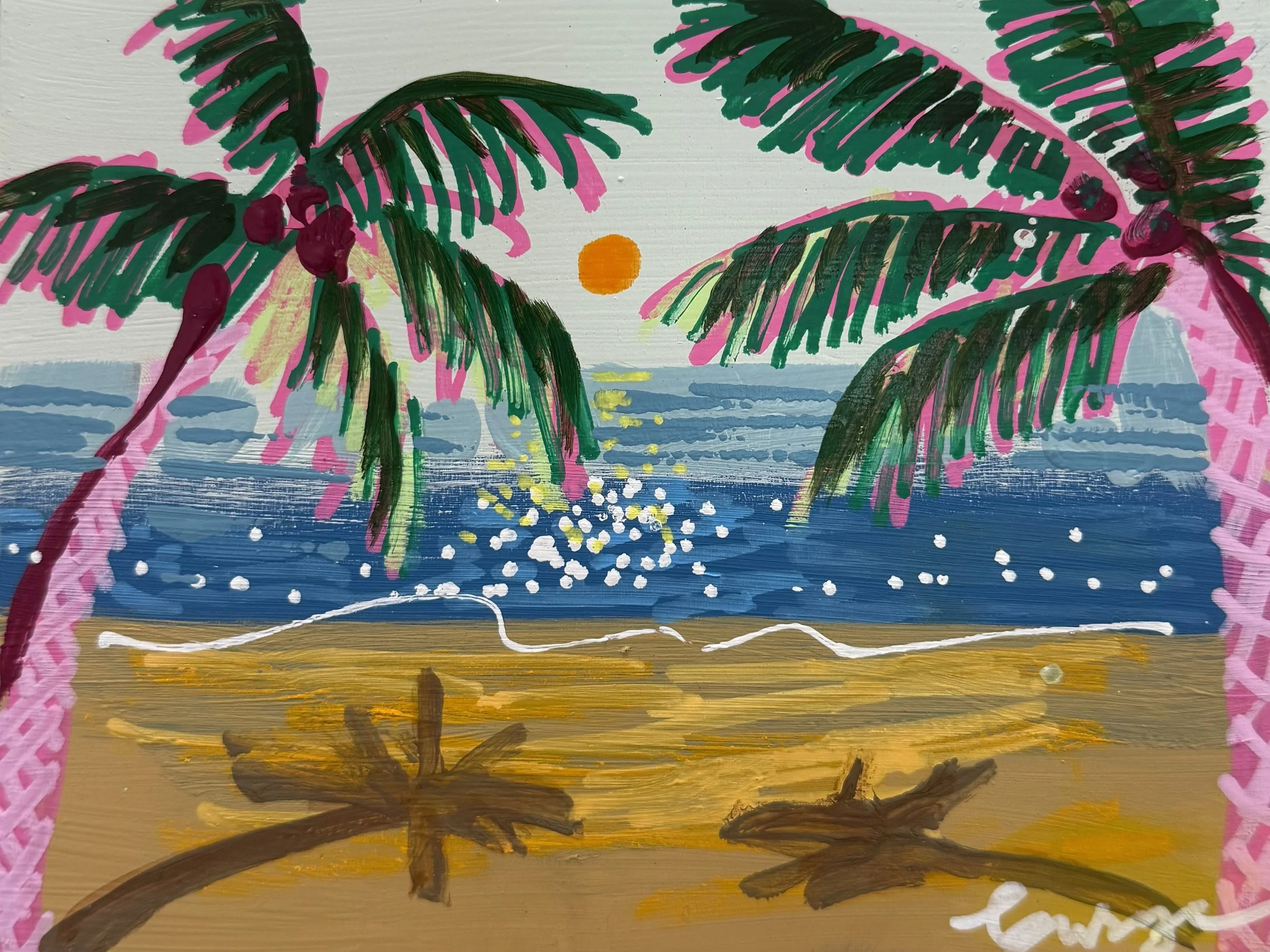 Breeze Between the Trees by Elaine Burge