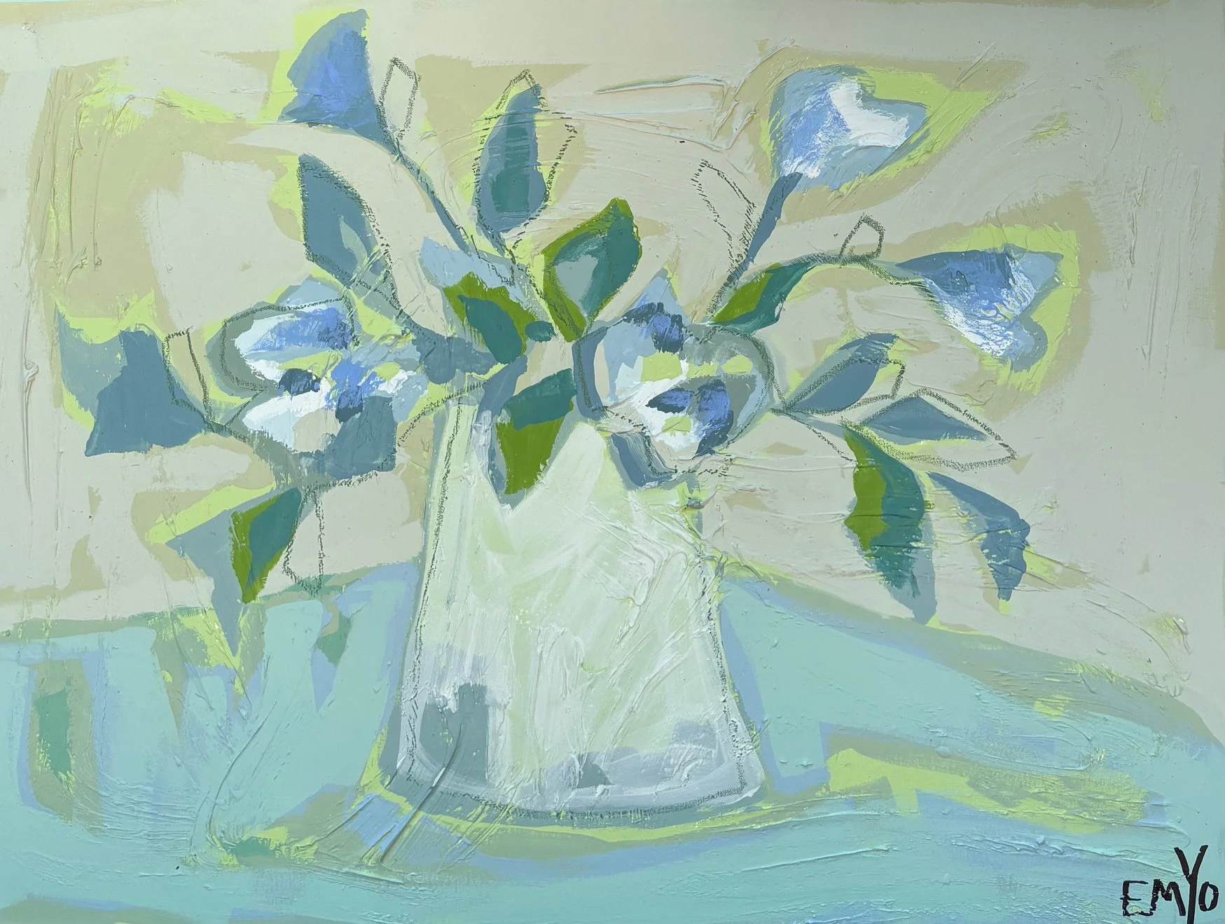 EMYO, Springscape and Blooms 2, 30x40, 1400.jpeg