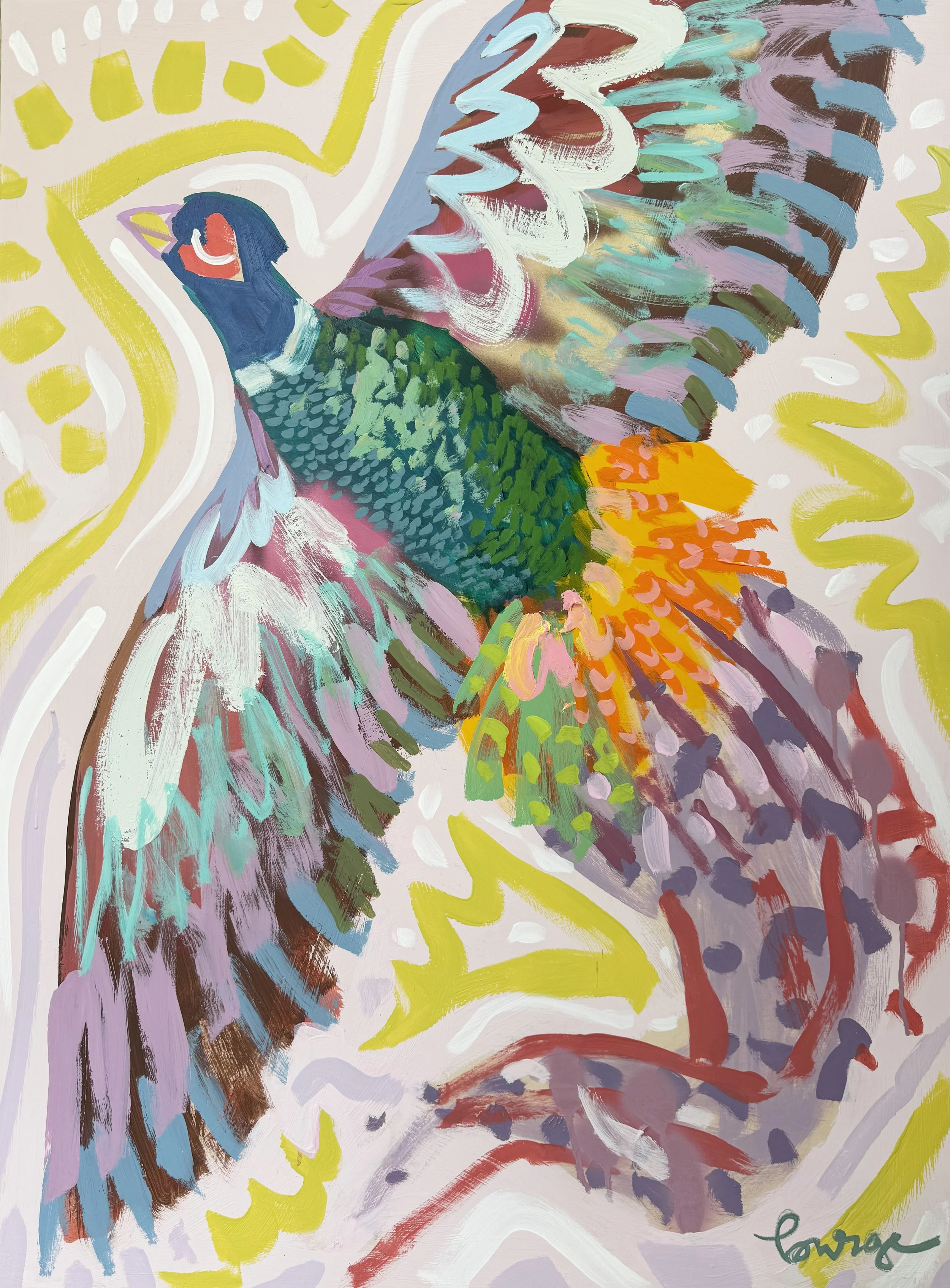 Wild Life 1 by Elaine Burge - SOLD