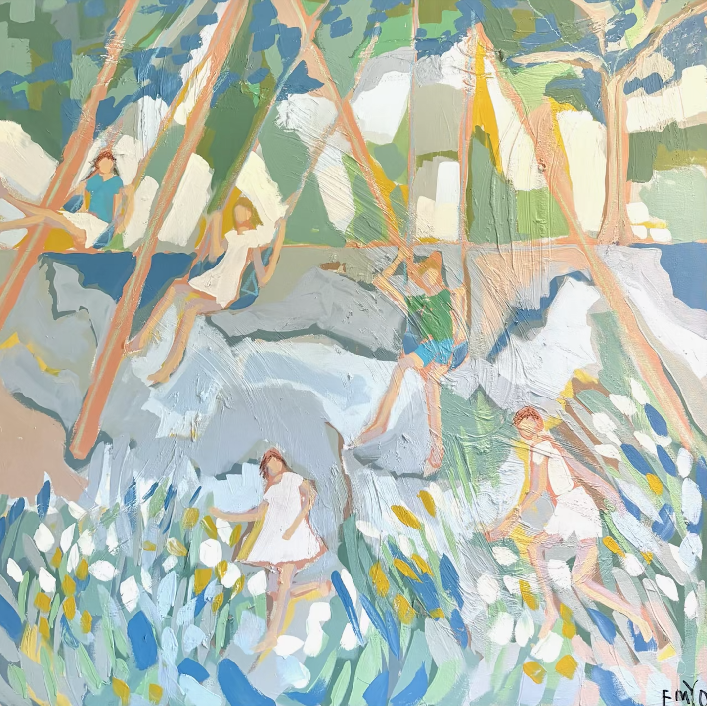 At Play Today by EMYO - SOLD