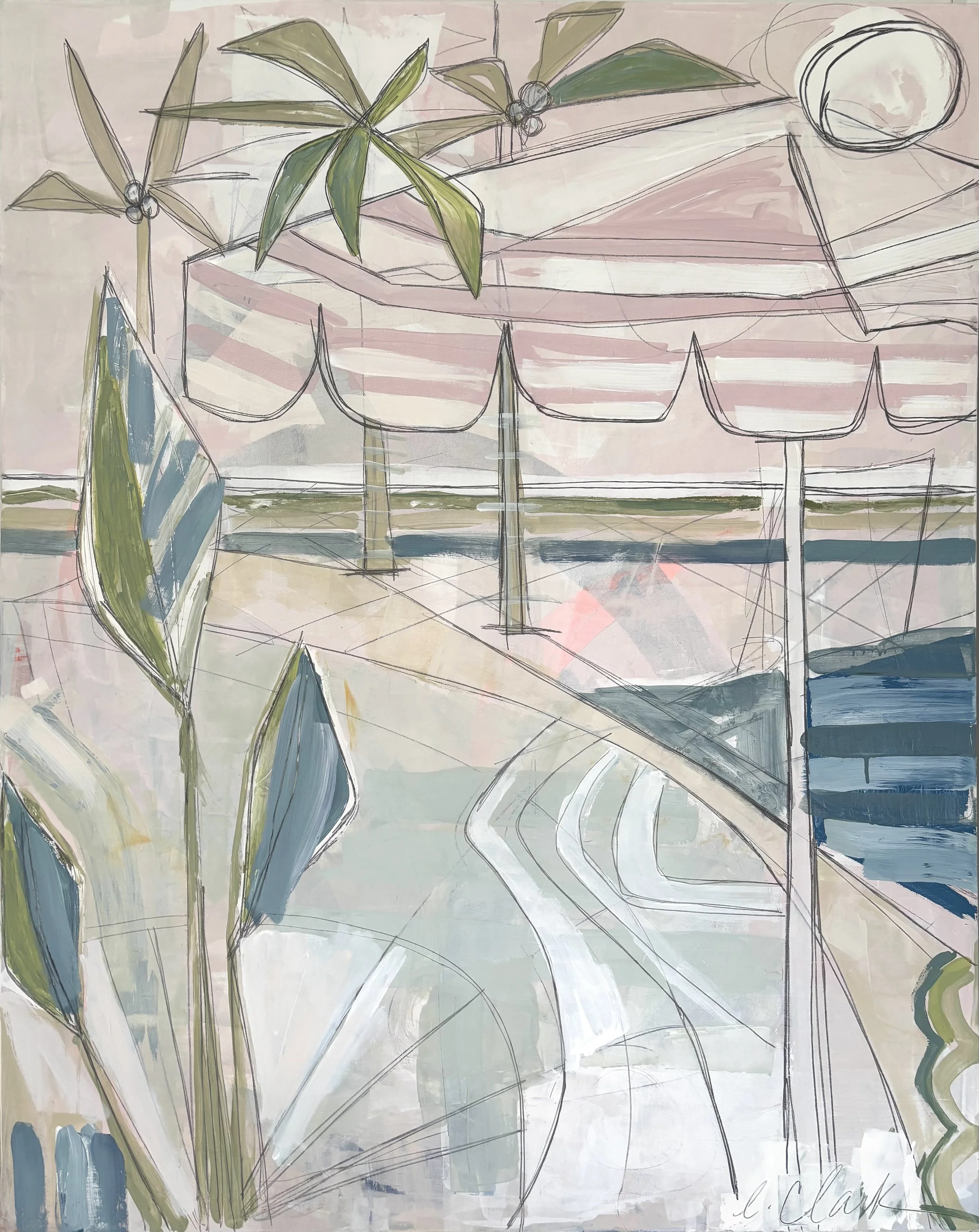 Rose Pool Day : 40x50 : Erin Clark.JPG