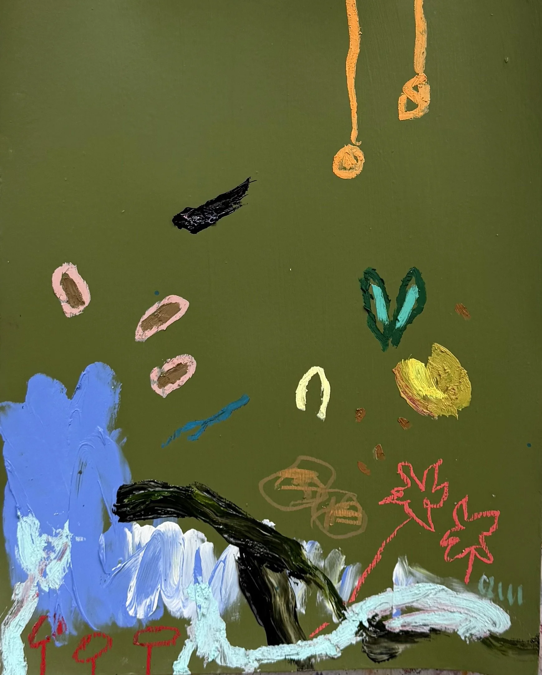 Tulips ans Butterflies 14 x 11 $450.jpg