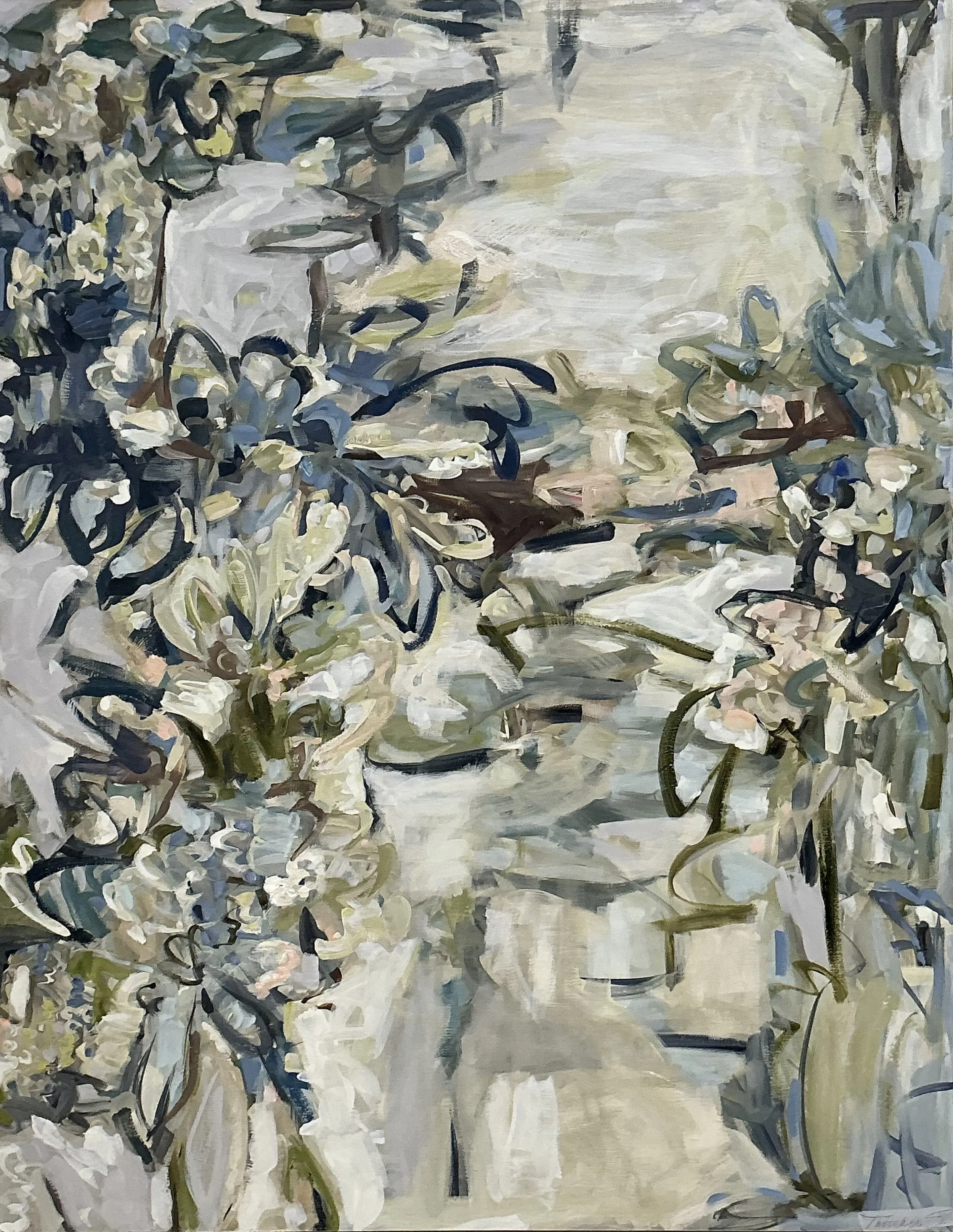 Pond Blue by Thomasa Seymour