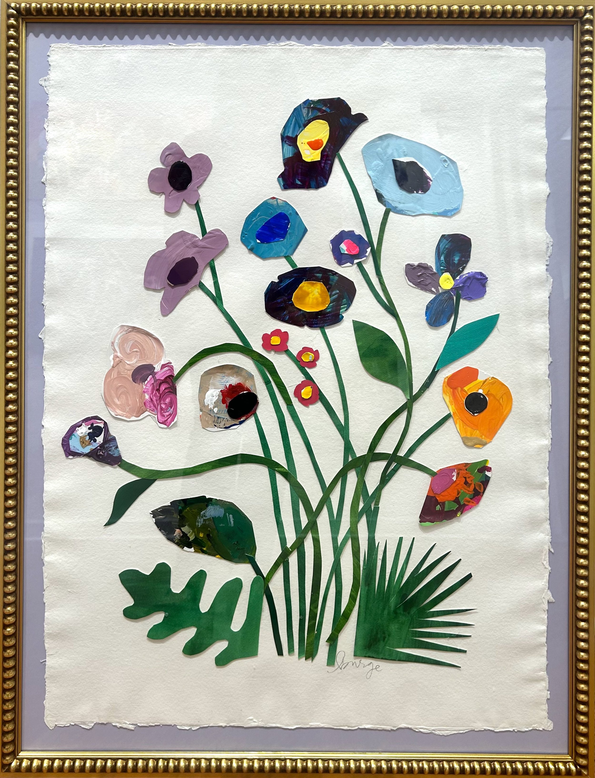 Blissful Blooms II by Elaine Burge