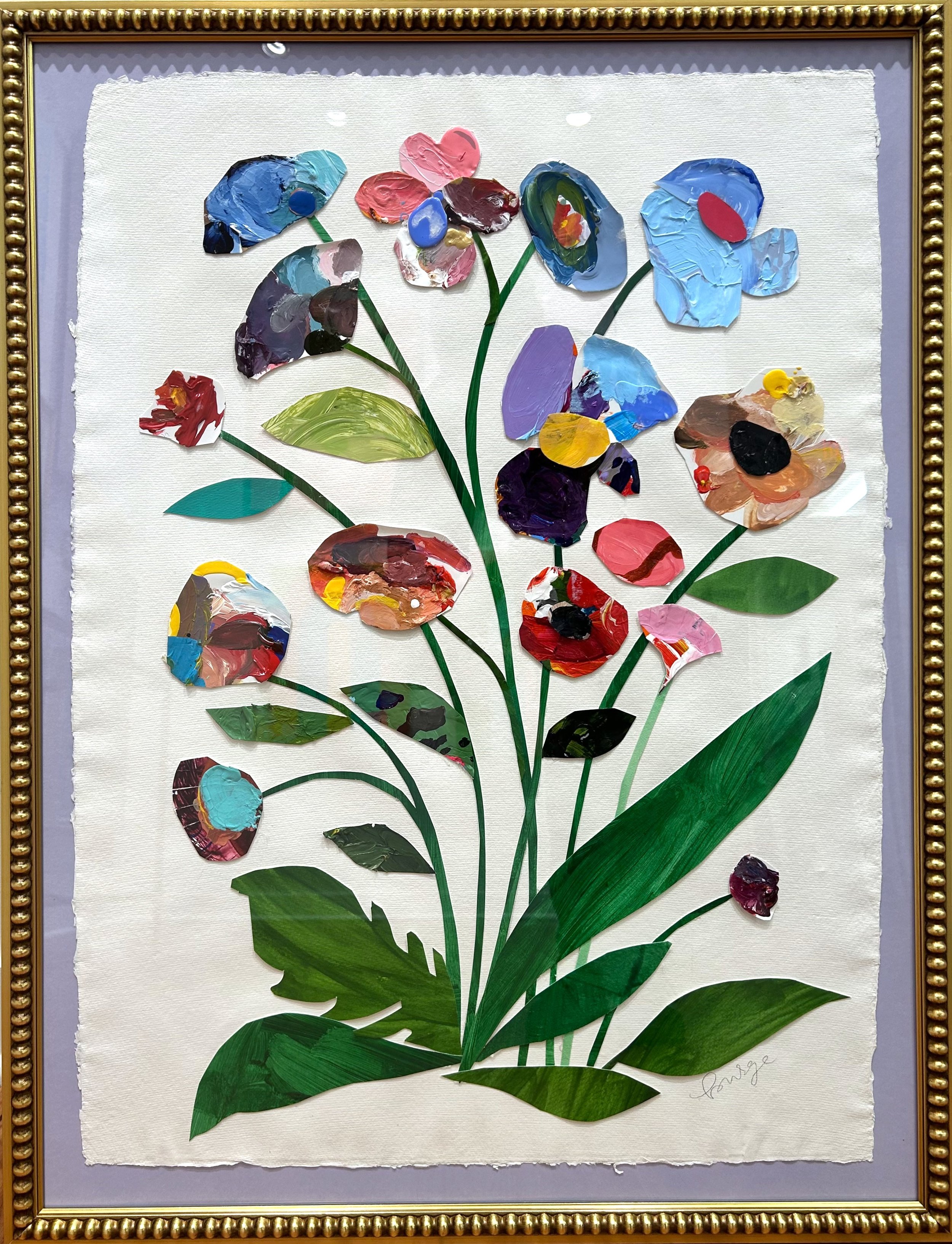 Blissful Blooms VI by Elaine Burge