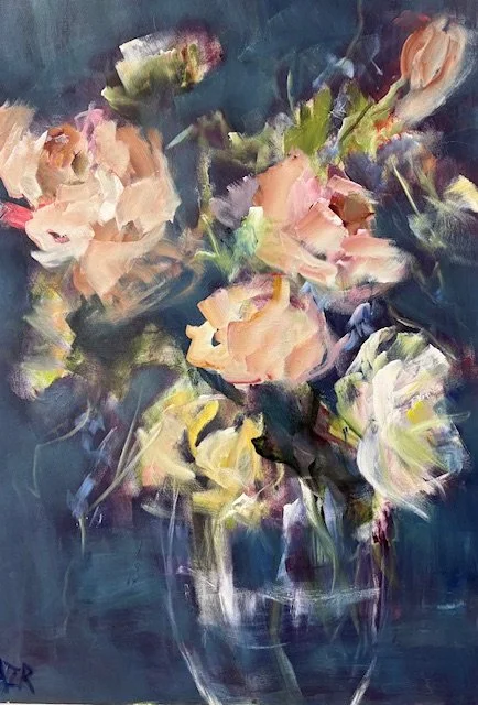 Clear Vase by April Riley