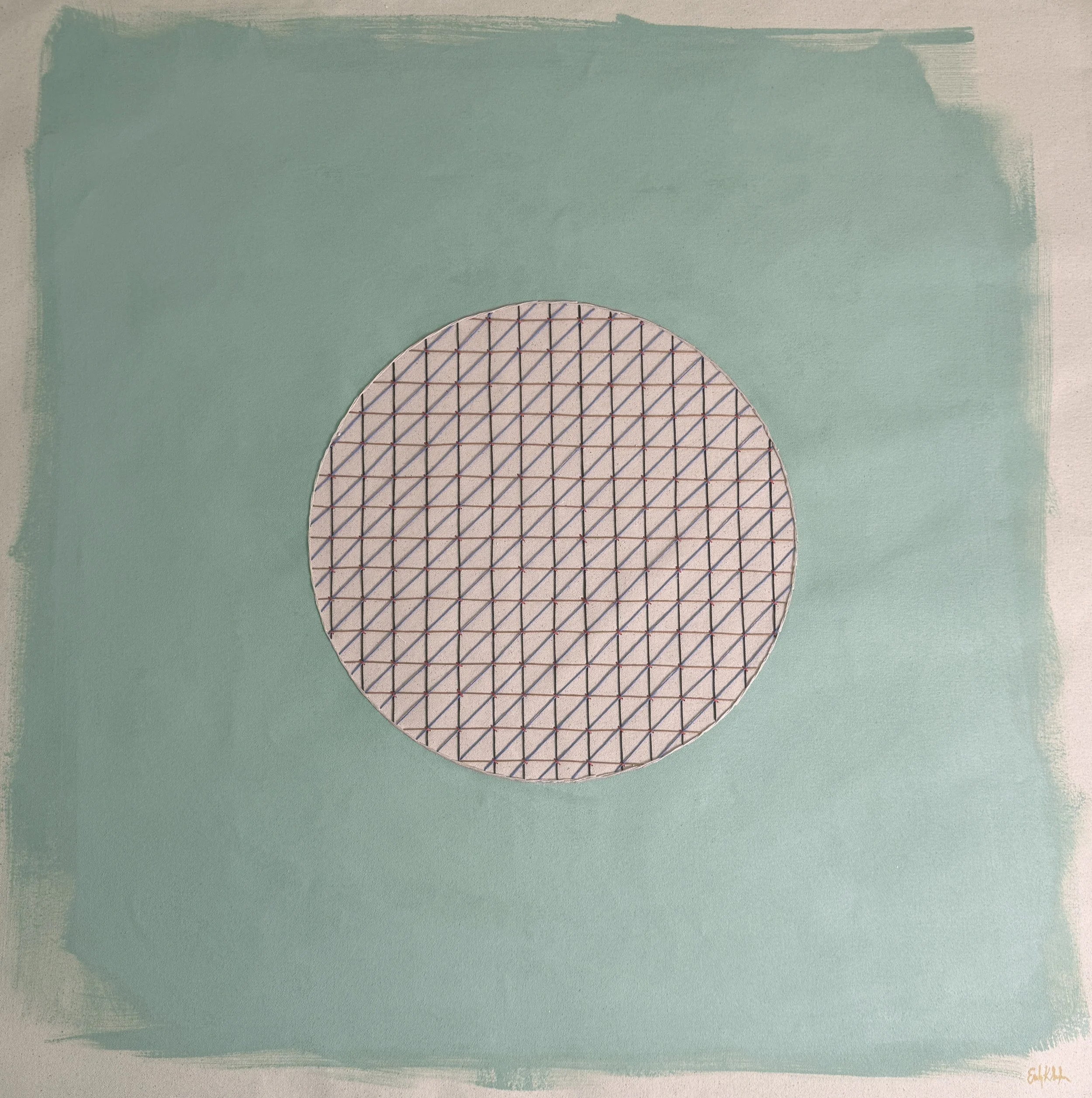 Sage Port with Blue Line by Emily Snyder