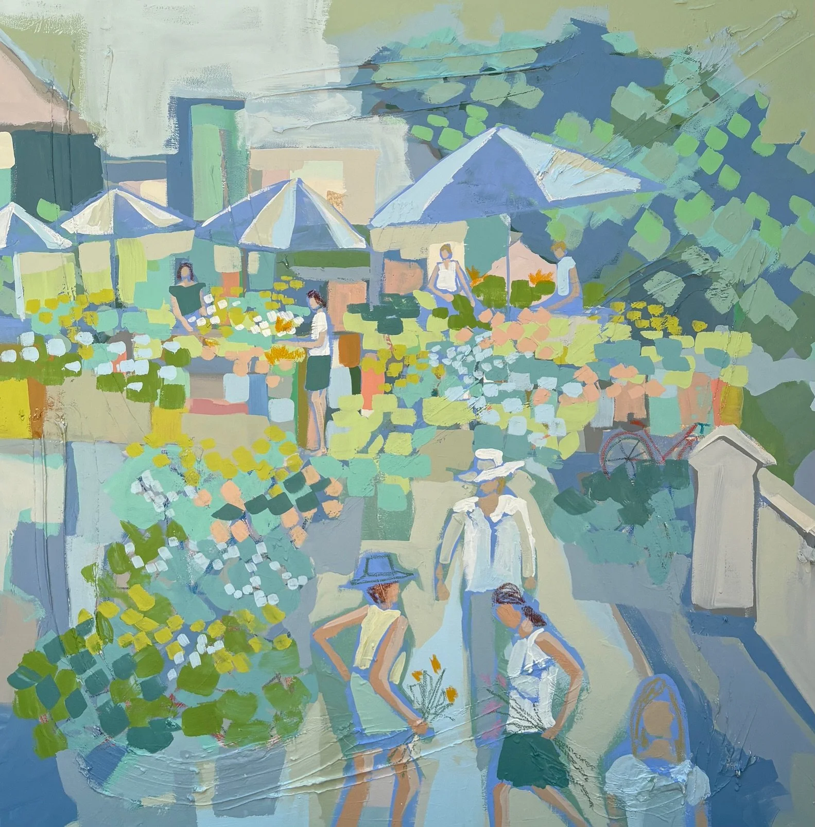 EMYO, Market Day In Spring, 48x48, 3500.jpeg