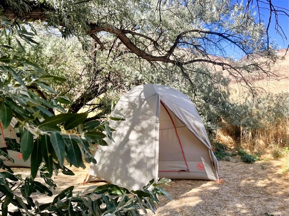 Your tent when you pull into camp vs. your tent when you&rsquo;re ready to crawl in after a long day on the Deschutes. 🎣⛺️

#camping #flyfishing #campsetup #centraloregon #northfork