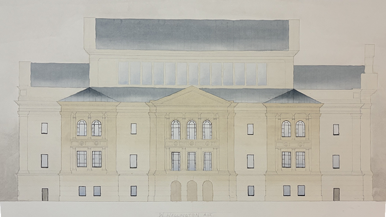 W. Wellington Ave Elevation