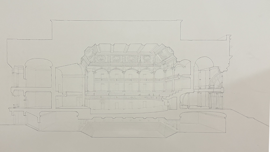 Longitudinal Section Perspective