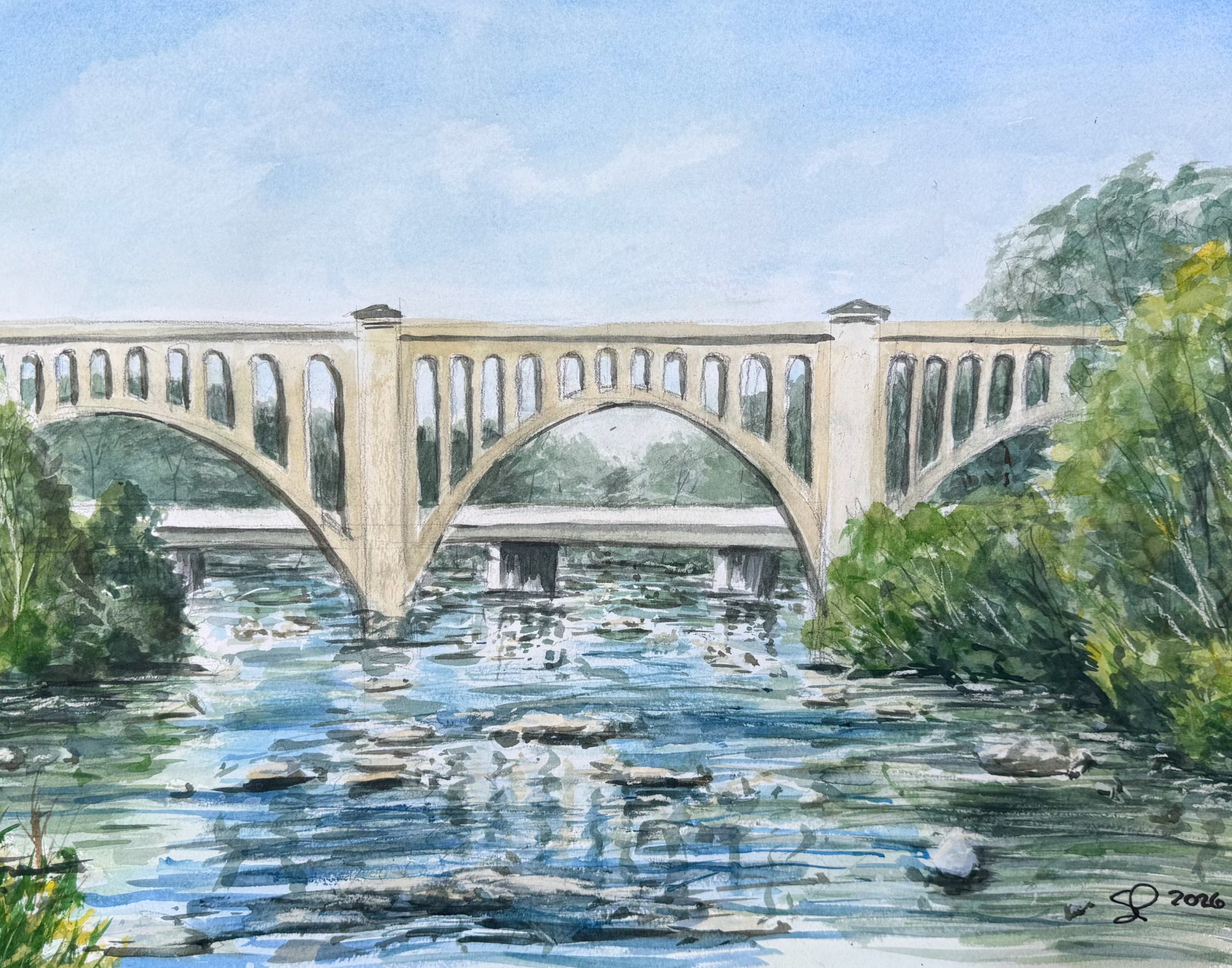 RVA Bridge in Spring