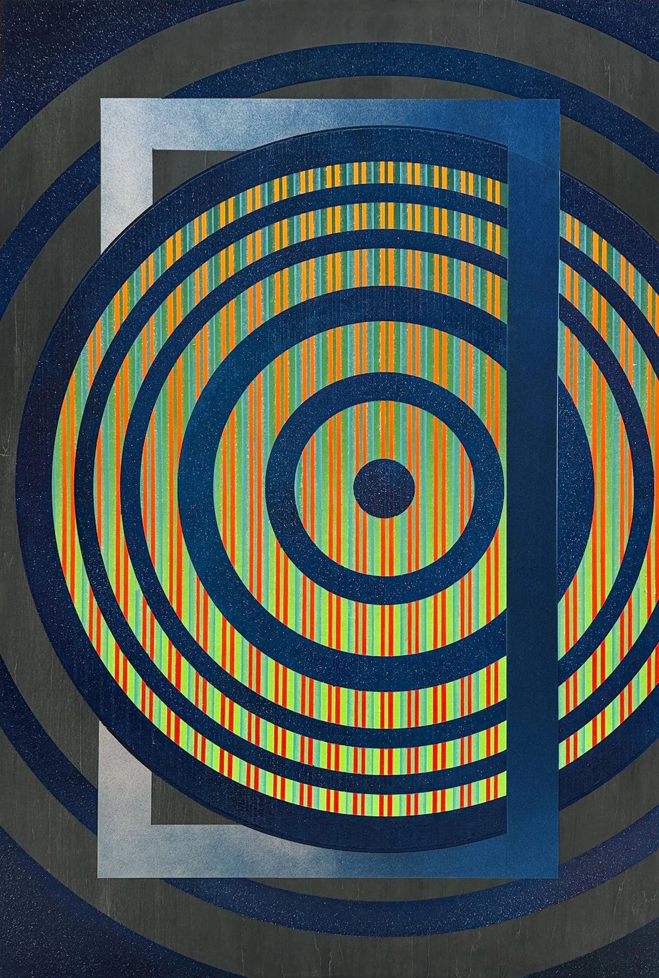 Mirror is Broken, Can't You See 2025 Acrylic on Basswood — 36x24 in.