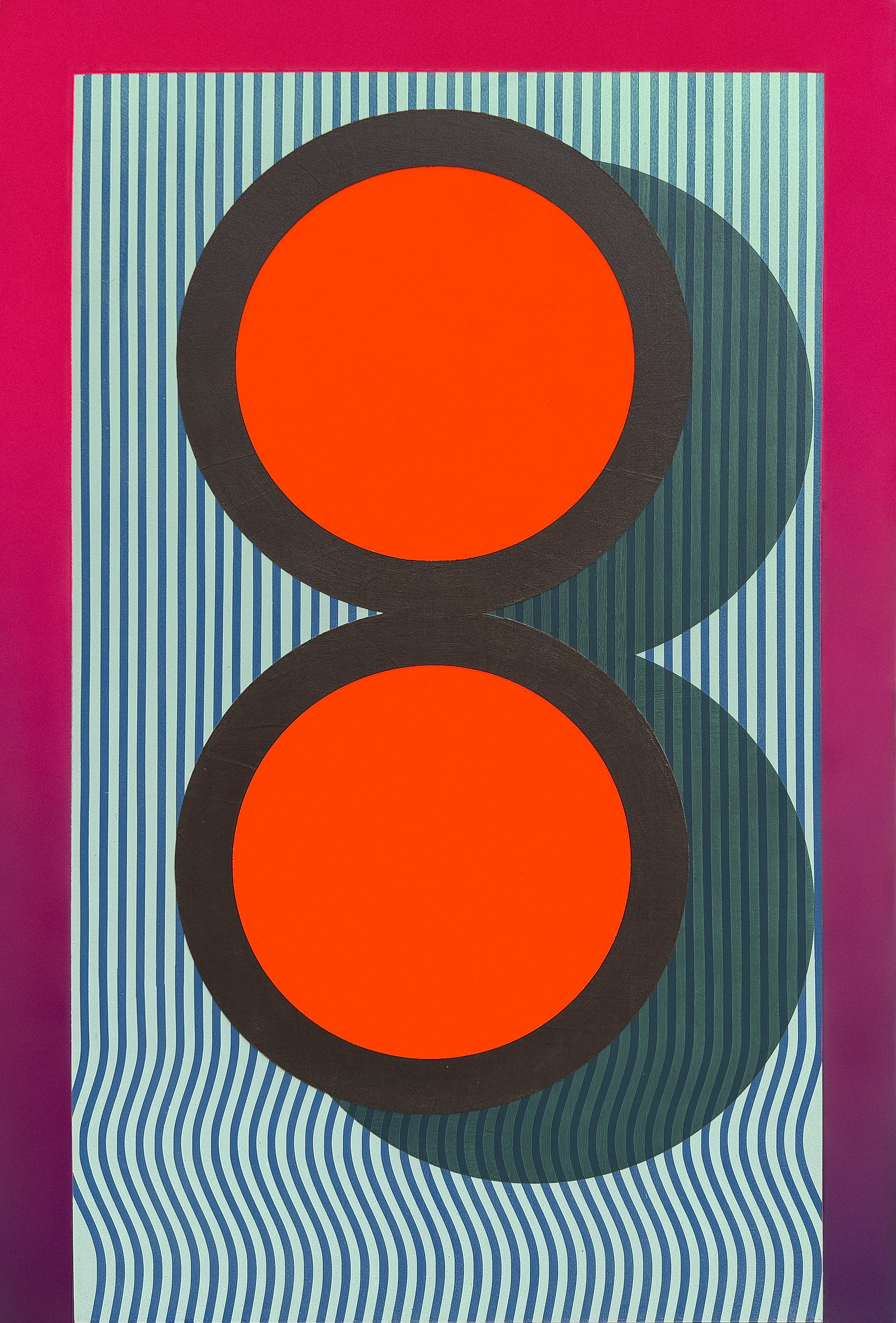 Quantum Super Position Acrylic on Basswood — 36x24 in.