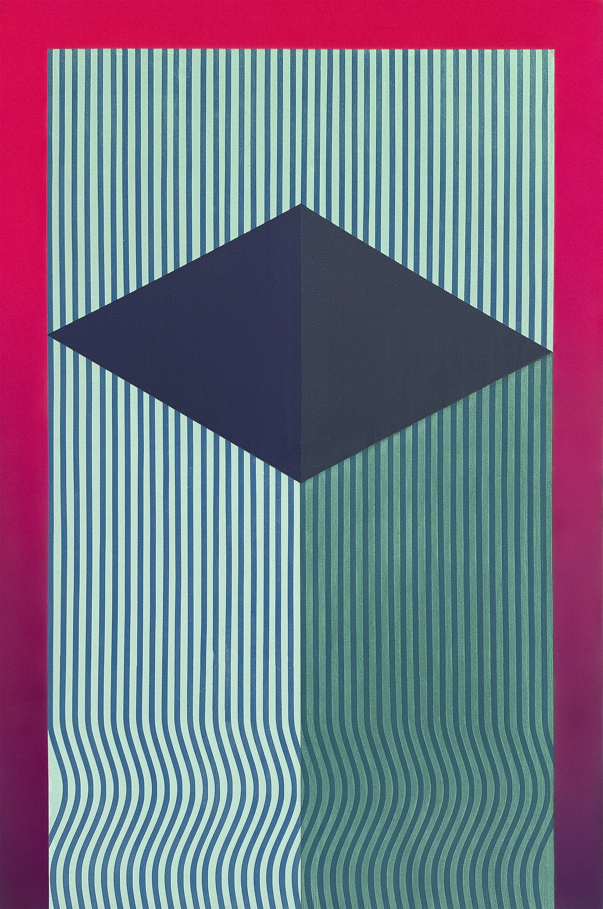 Entry 2025 Acrylic on Basswood — 36x24 in.