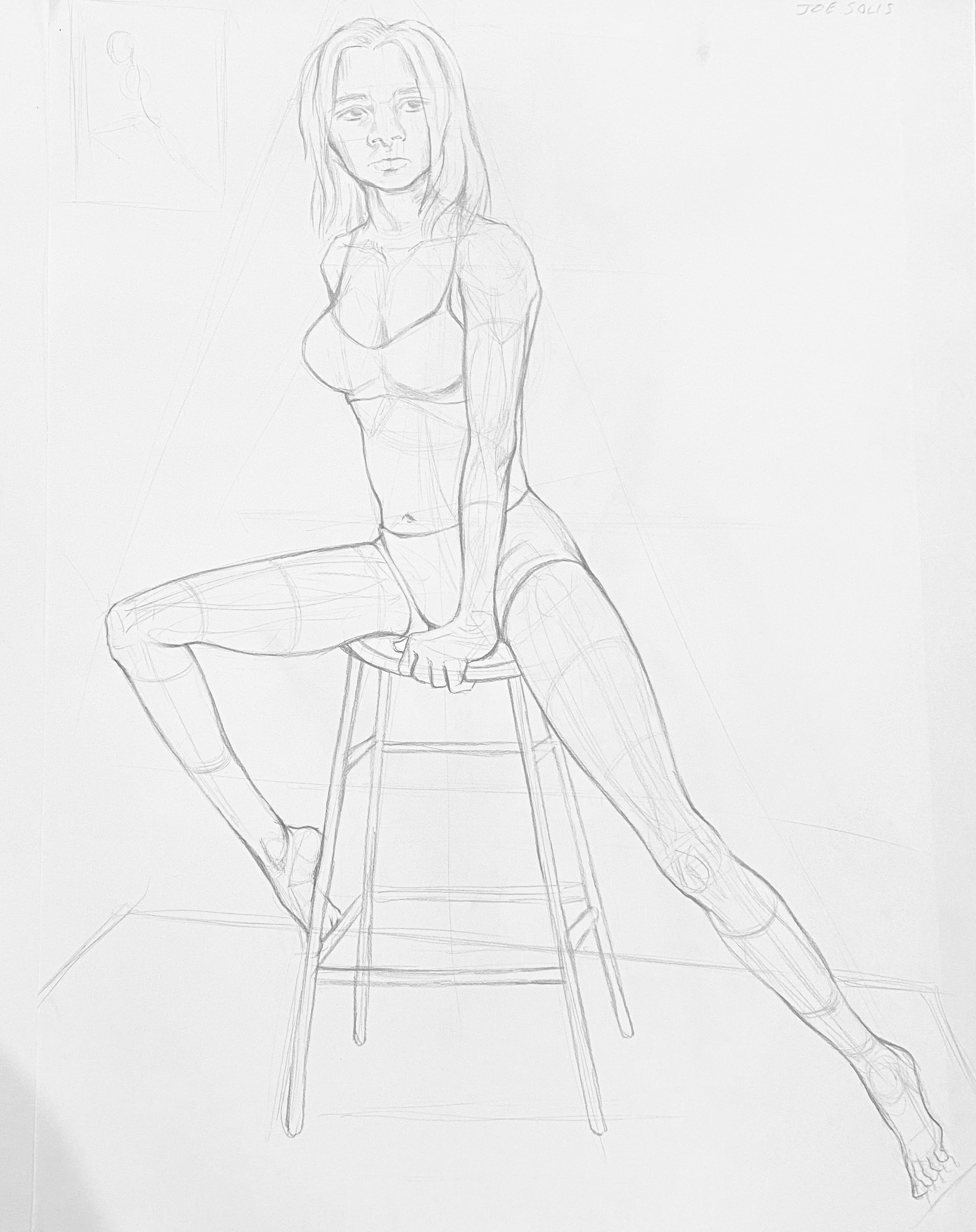 Life Drawing Observational Sketches 2022-23