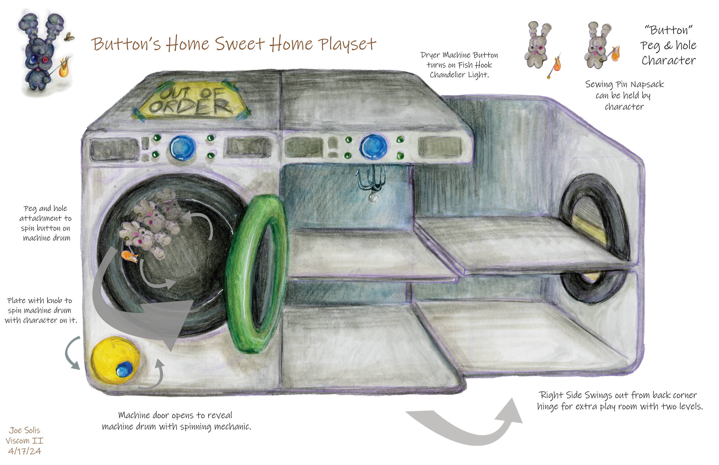 Button's Home Sweet Home Playset