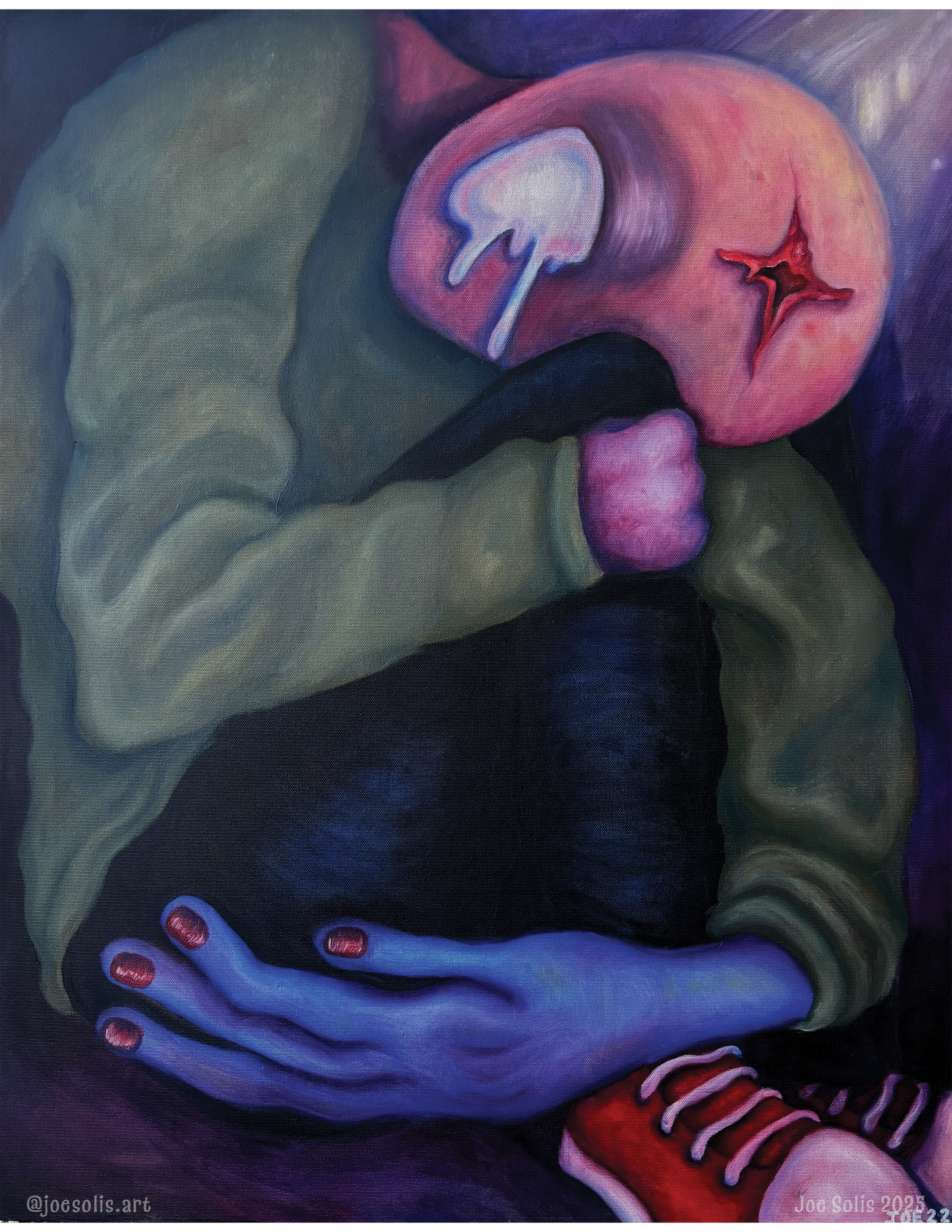 "A Cardboard Box With A Couple Of Holes Poked Through The Top So I Can Breathe" 8.5" x 11" Artist Print