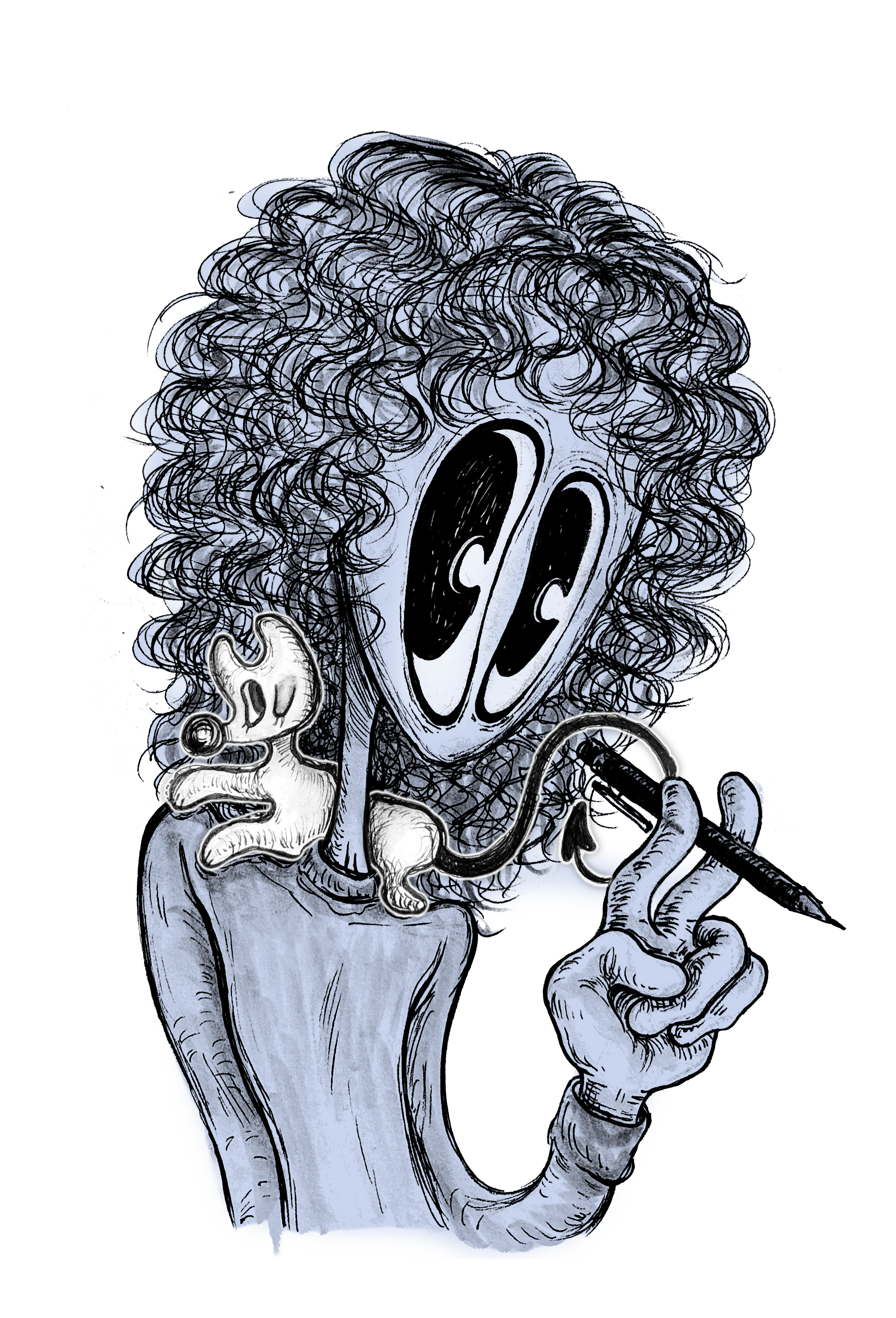 Updated self portrait illustration w devil dog.png