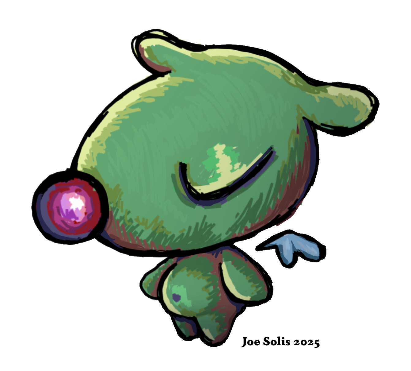 Wisper Character 3/4 view, 2025