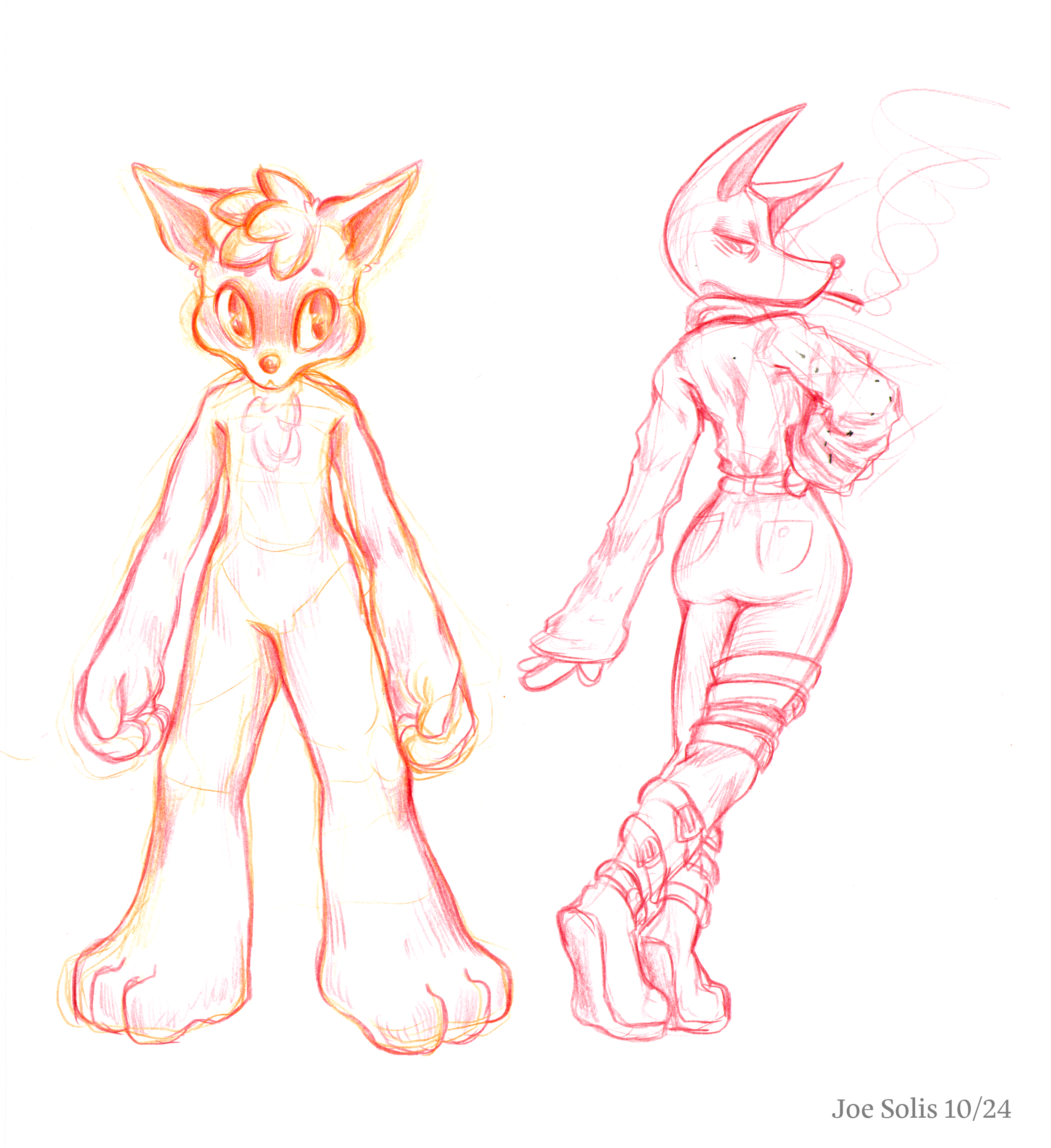 Animal Character Sketches 2024