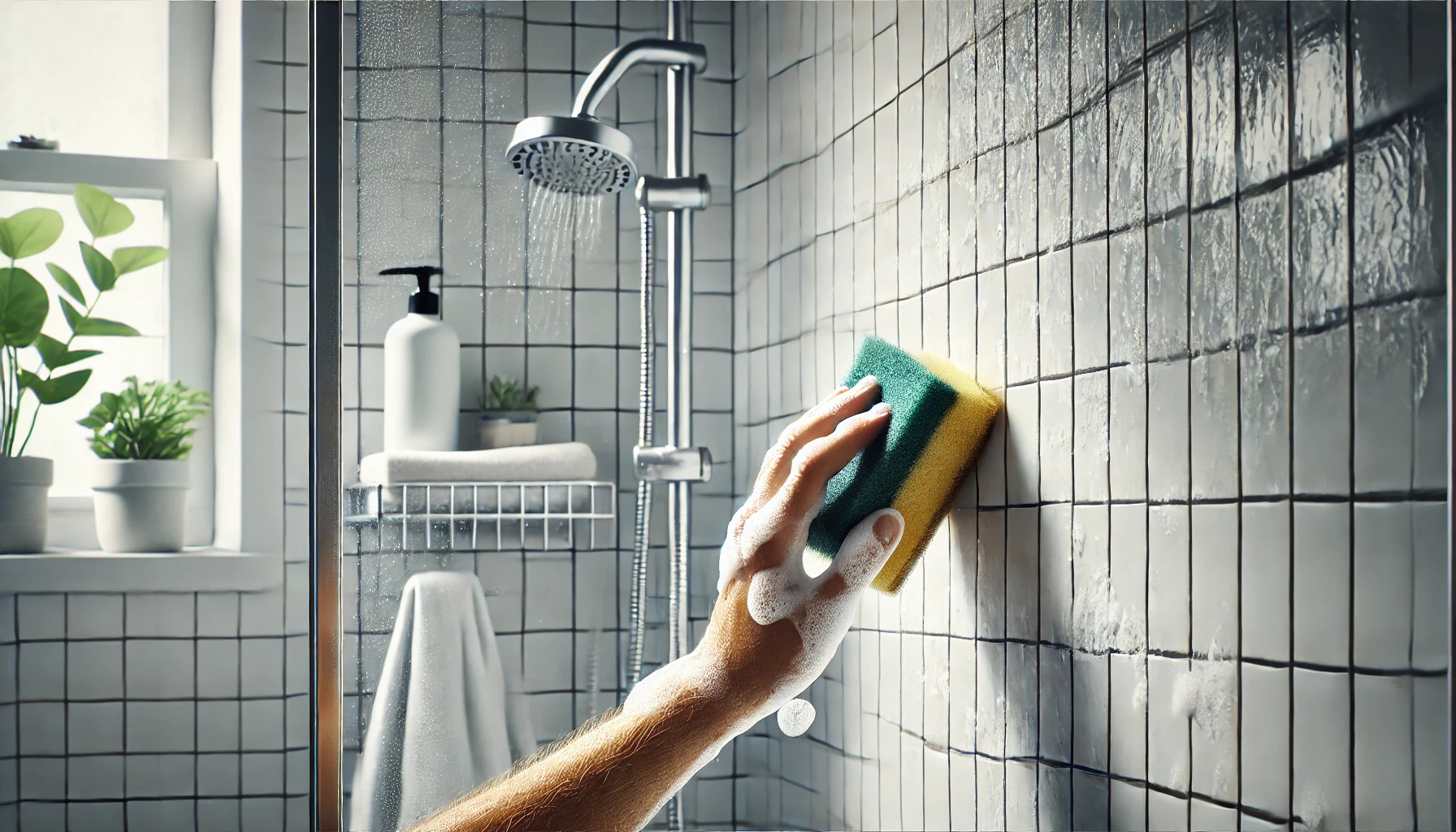 How To Clean A Walk-in Tiled Shower