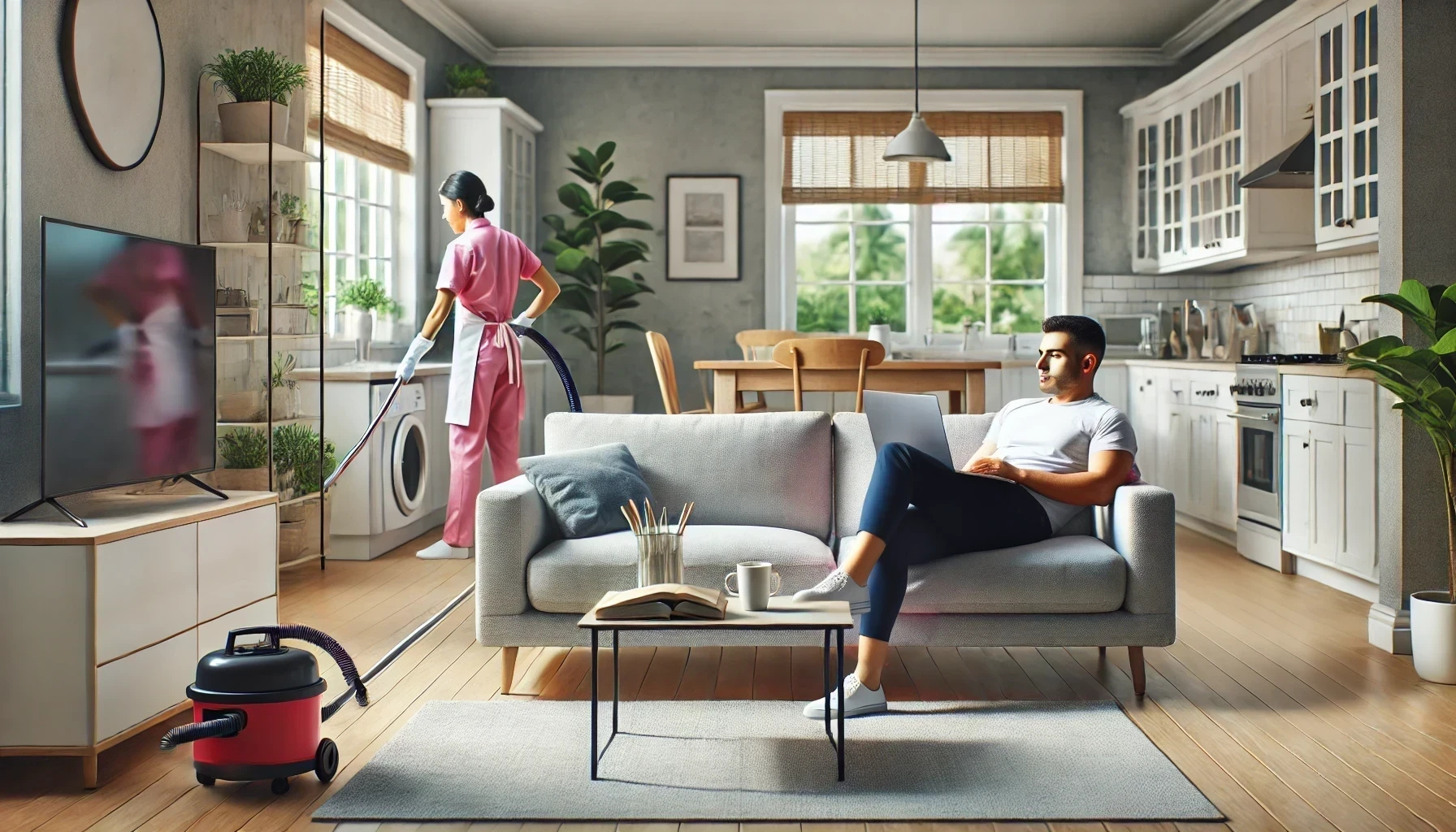 Do You Stay Home When Someone Cleans Your House