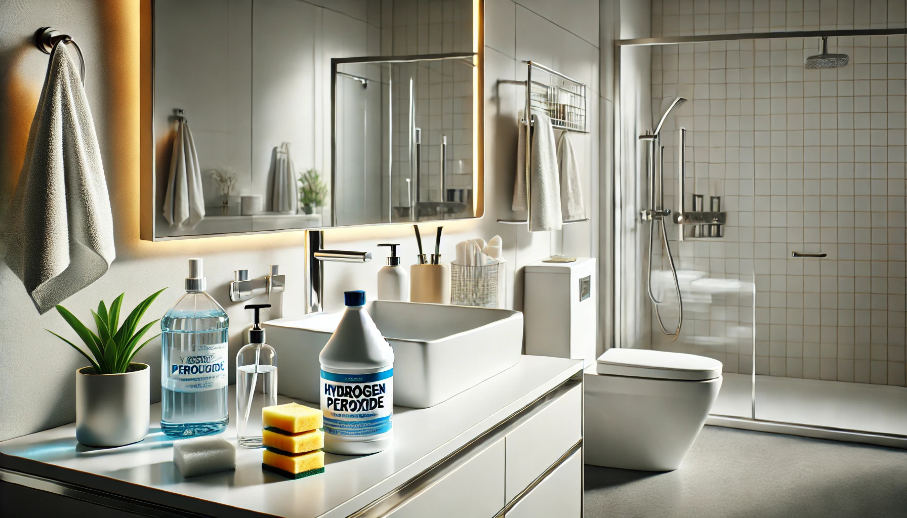 Hydrogen Peroxide To Clean Bathroom