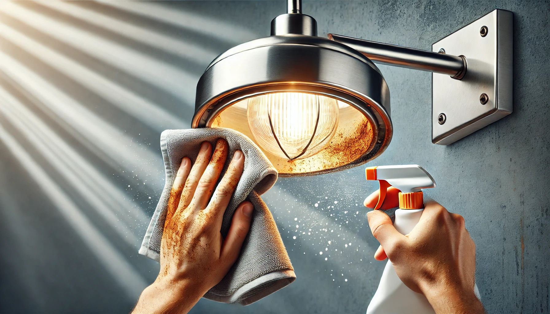 How To Remove Rust From Light Fixture