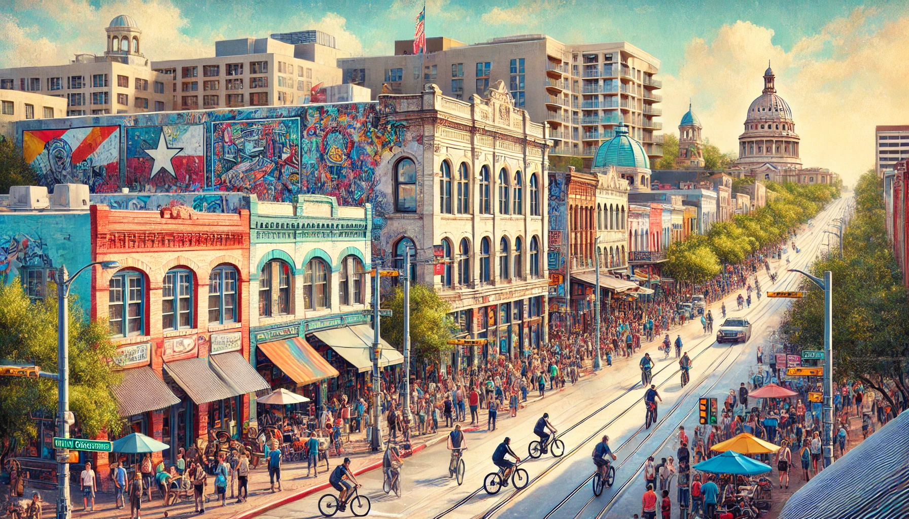 What is the Famous Street in Austin?