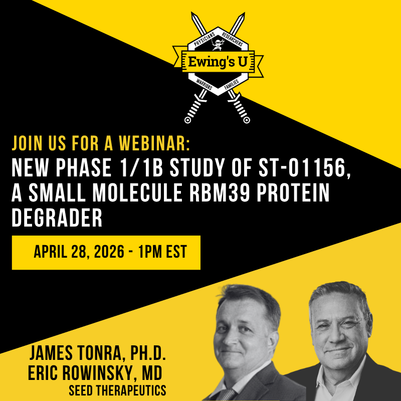 Drs. Eric Rowinsky and James Tonra: A New Phase 1/​1B Study of ST-01156, a Small Molecule RBM39 Protein Degrader