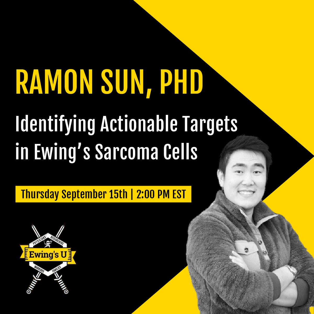 Ewings U: Ramon Sun, PhD | Leveraging Next Generation Spatial Technologies to Identify Actionable Targets in Ewing's Sarcoma
