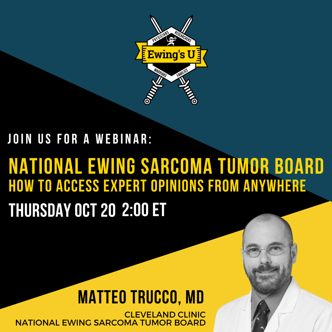 Ewing's U: Matteo Trucco, MD | National Ewing Sarcoma Tumor Board