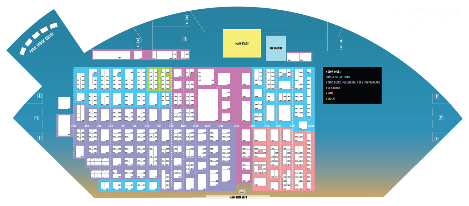 Floor Plan — L.A. Comic Con