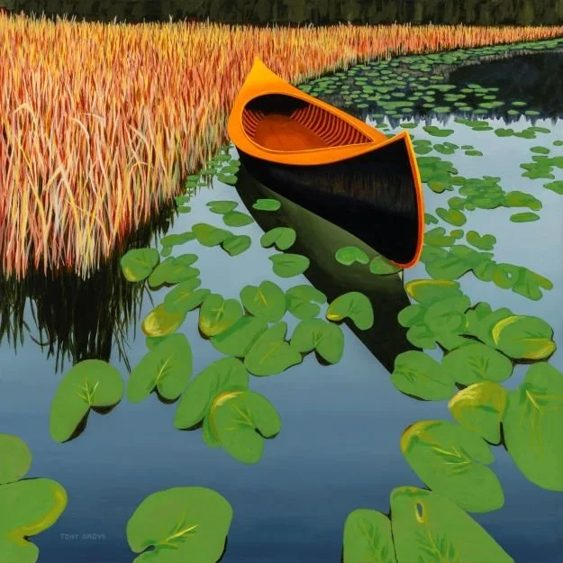 NEW - The Oak and the Reeds 38in x 38in