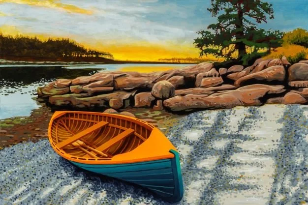NEW - Morning Break at Secret Beach 45in x 30in