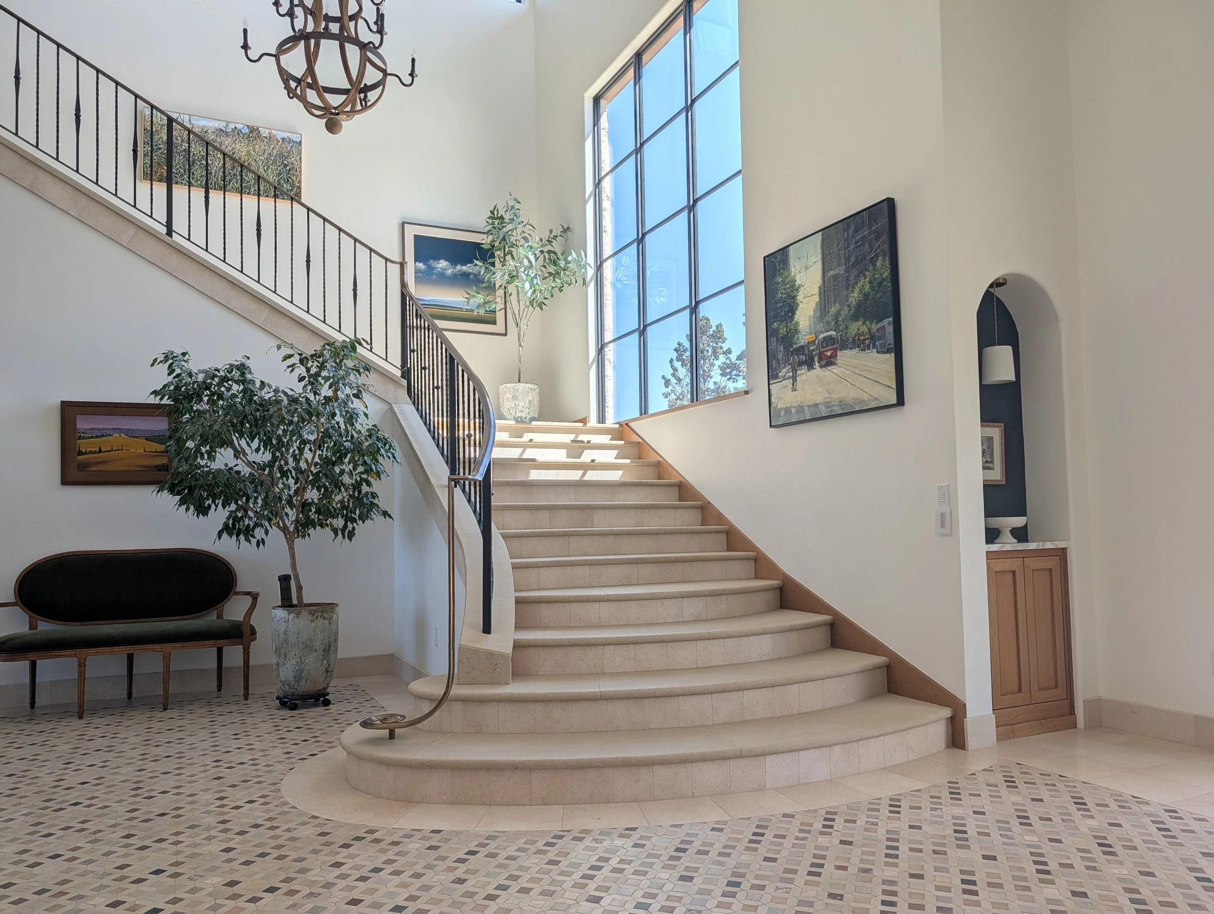 Limestone Foyer